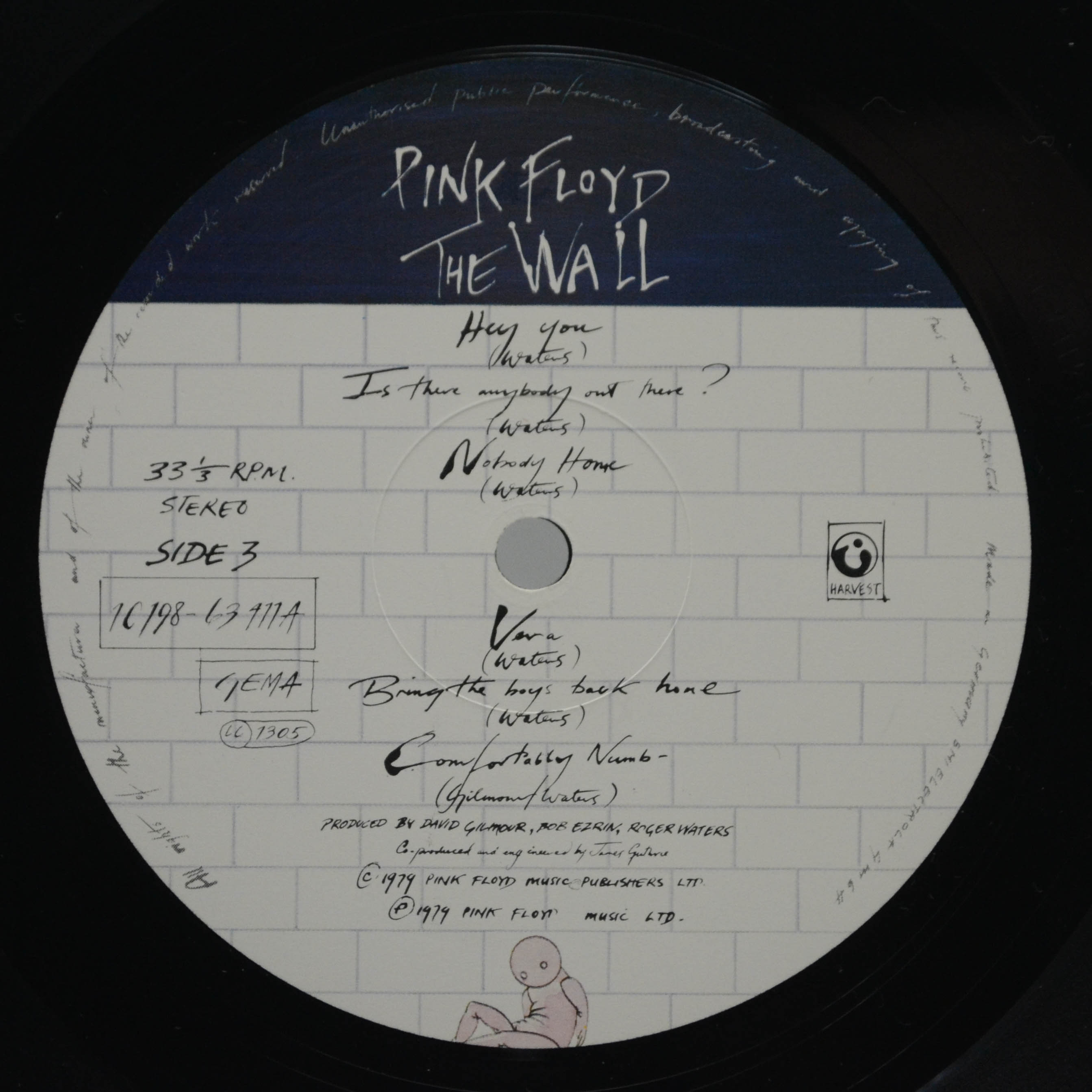 Виниловая пластинка Pink Floyd — The Wall (2LP), 1979