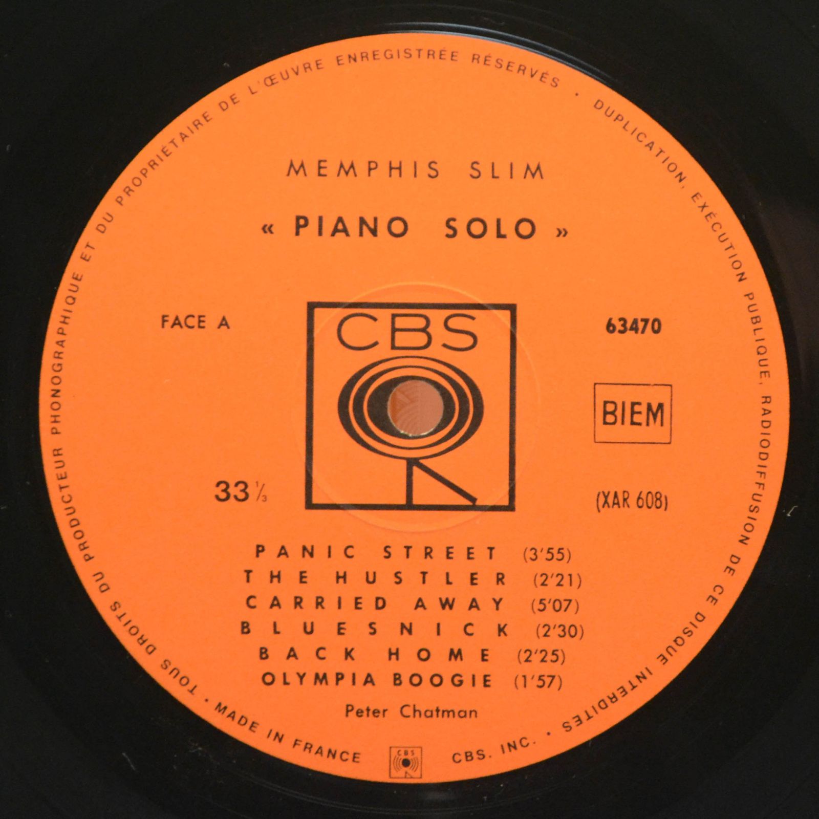 Memphis Slim — Piano Solo, 1961