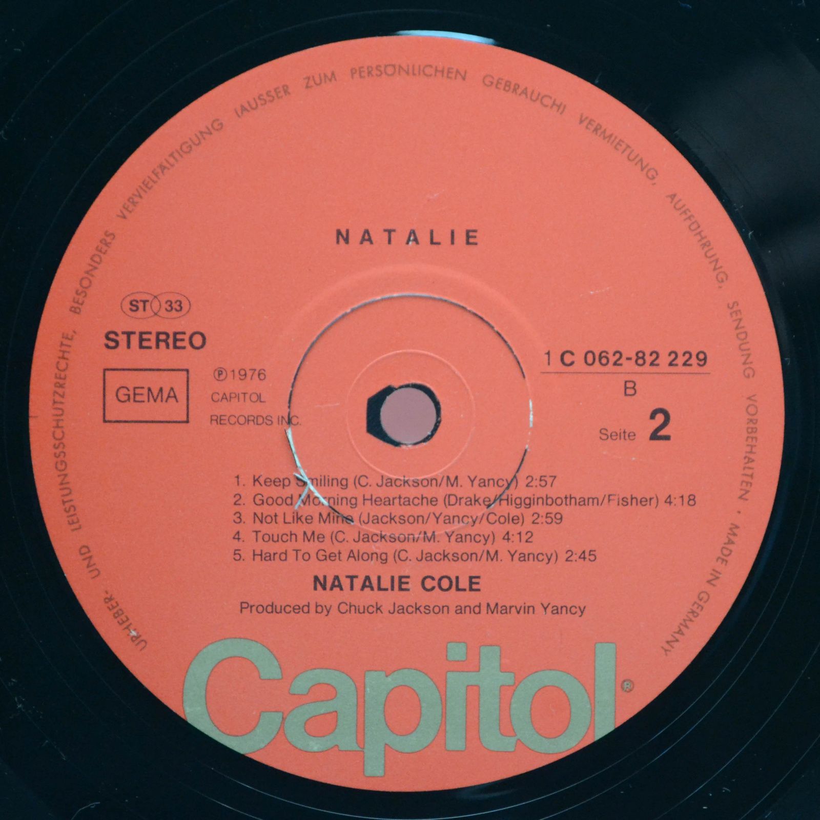 Виниловая пластинка Natalie Cole — Natalie, 1976