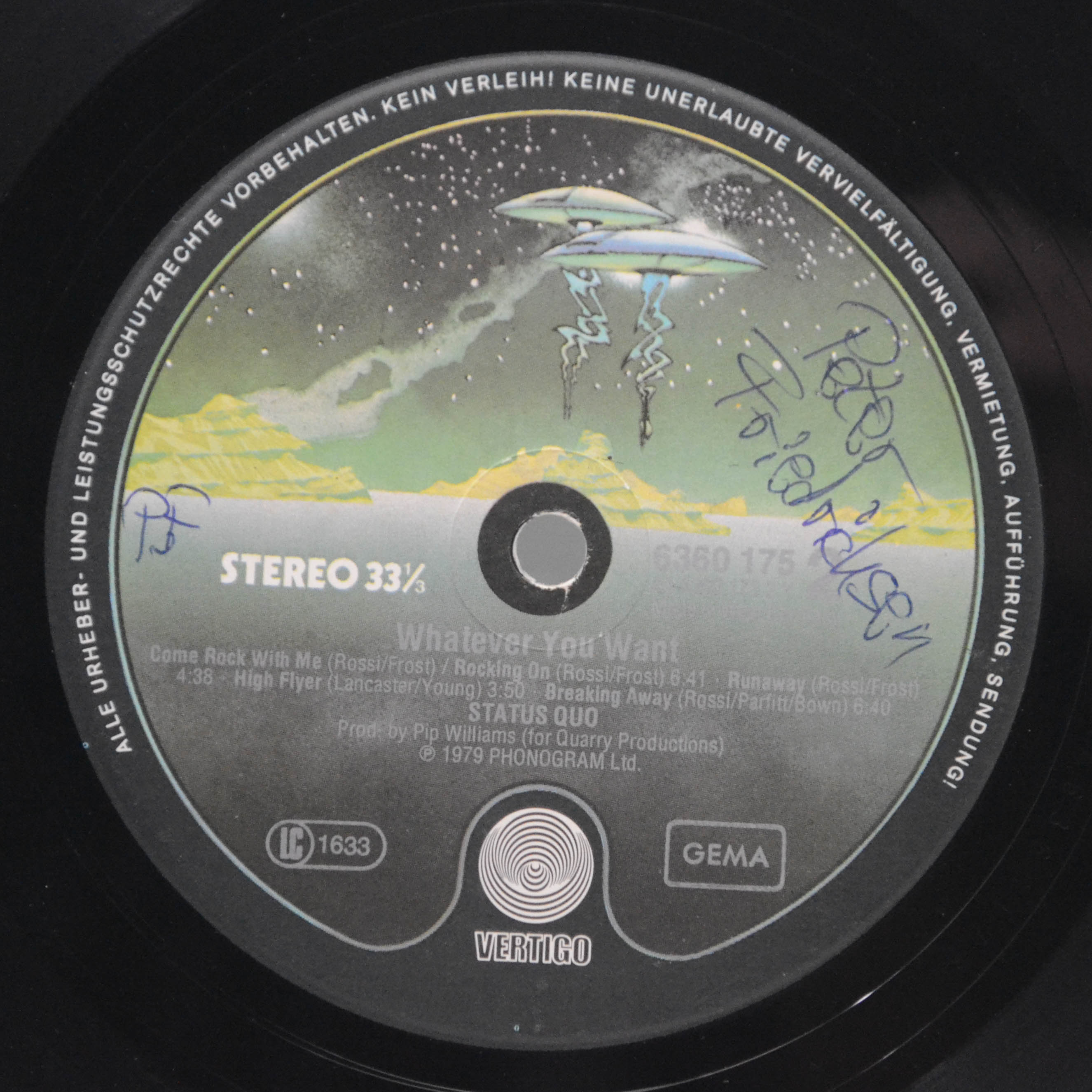 Виниловая пластинка Status Quo — Whatever You Want, 1979