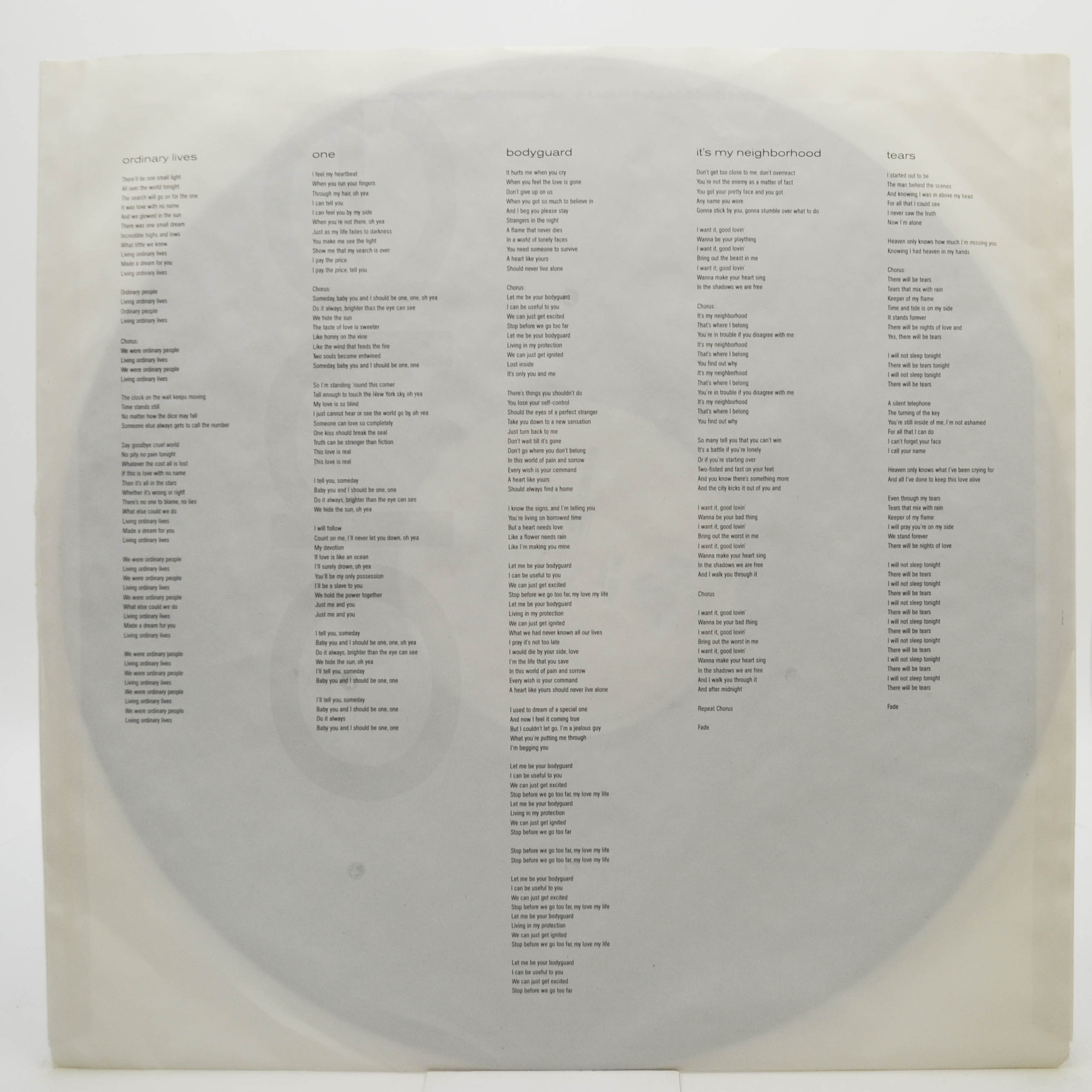 Bee Gees — One, 1989