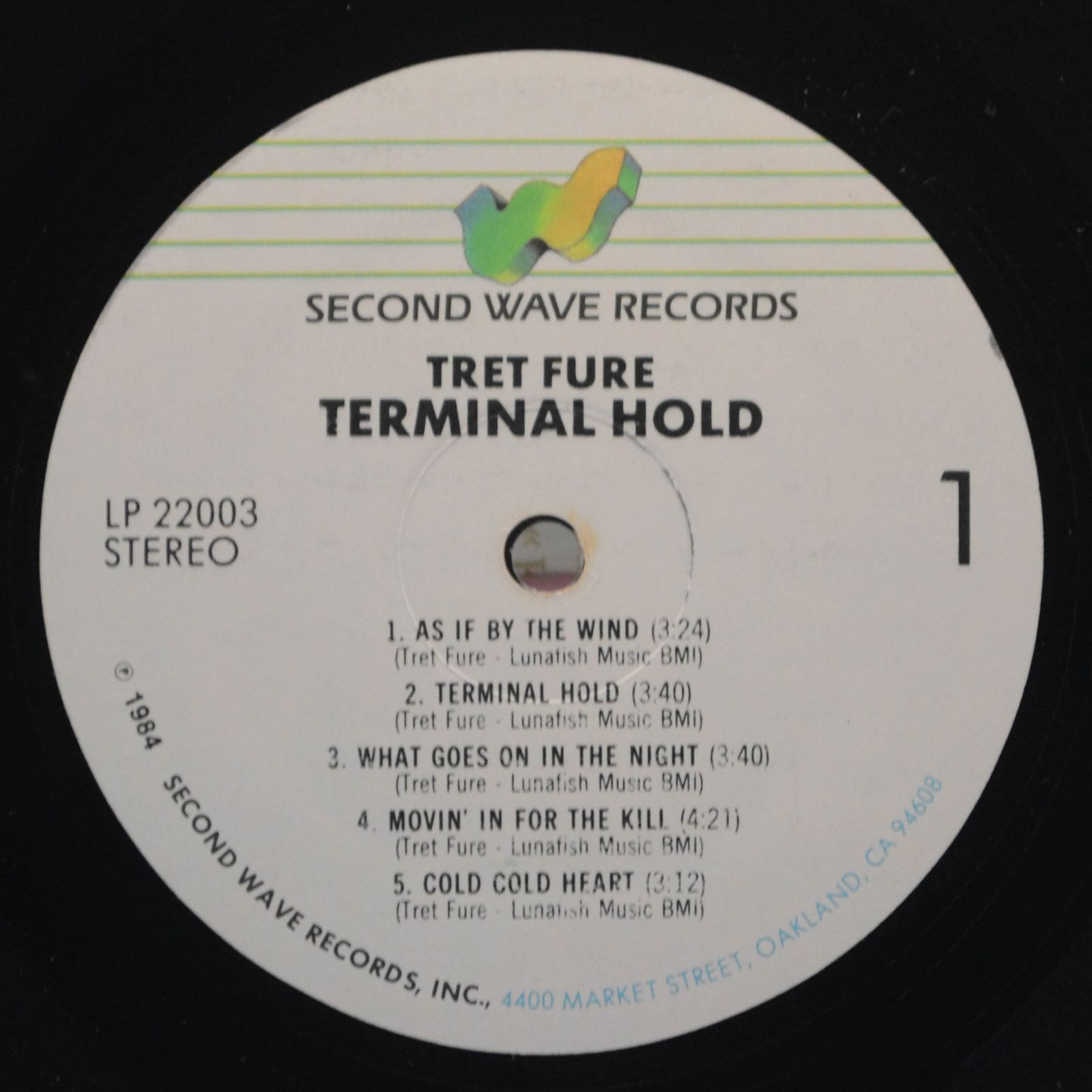 Виниловая пластинка Tret Fure — Terminal Hold, 1984