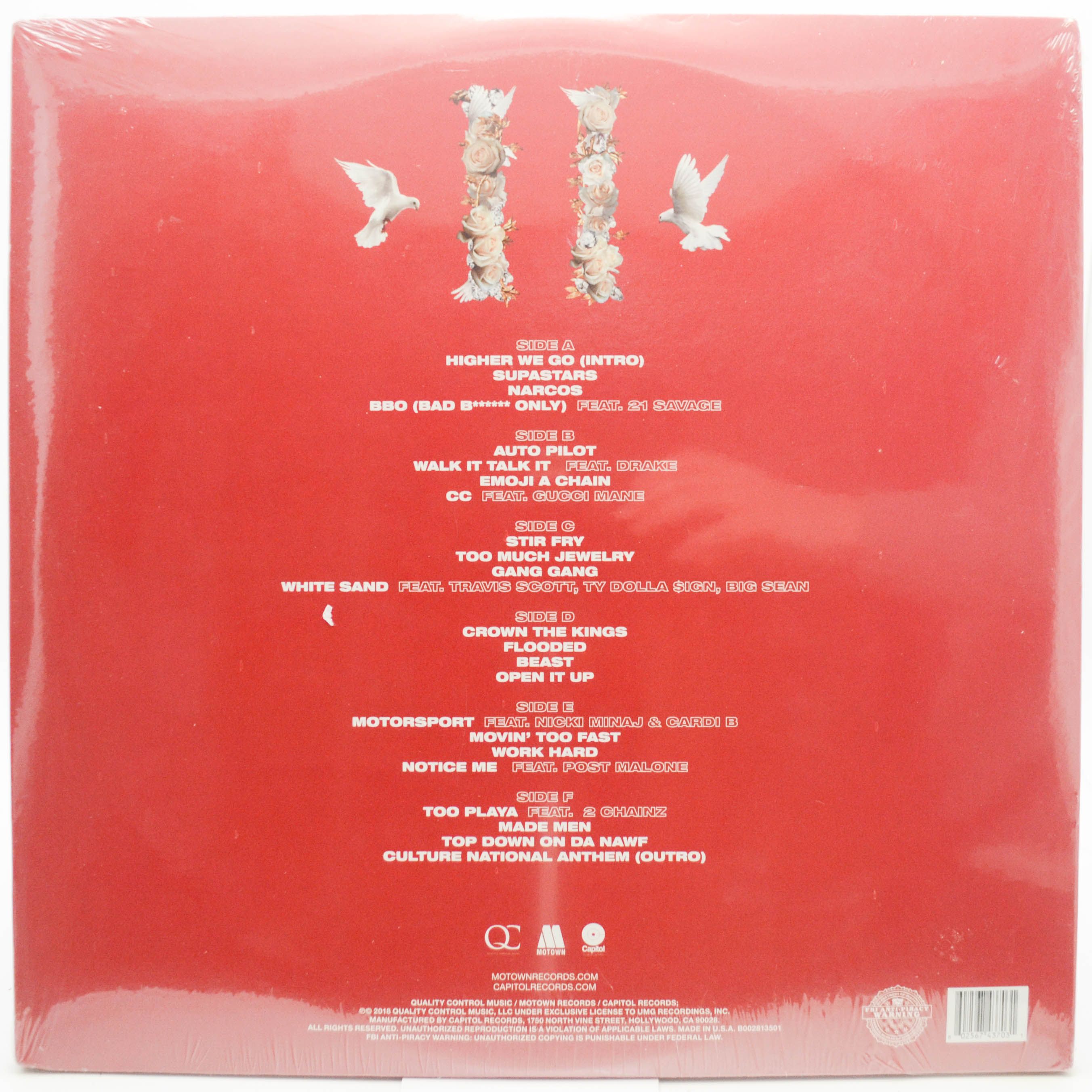 Виниловая пластинка Migos — Culture II (3LP, 1-st, USA), 2018