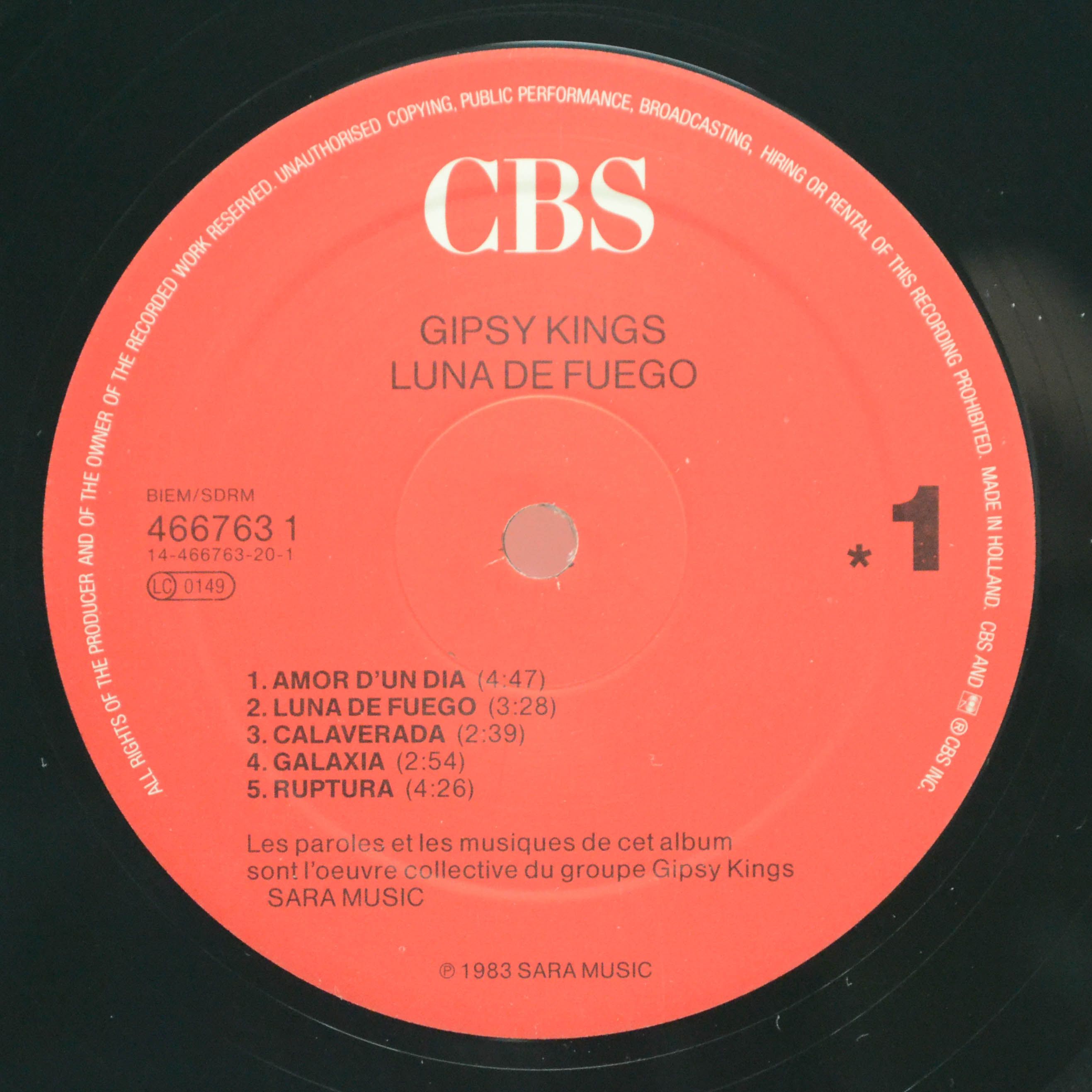 Виниловая пластинка Gipsy Kings — Luna De Fuego, 1983