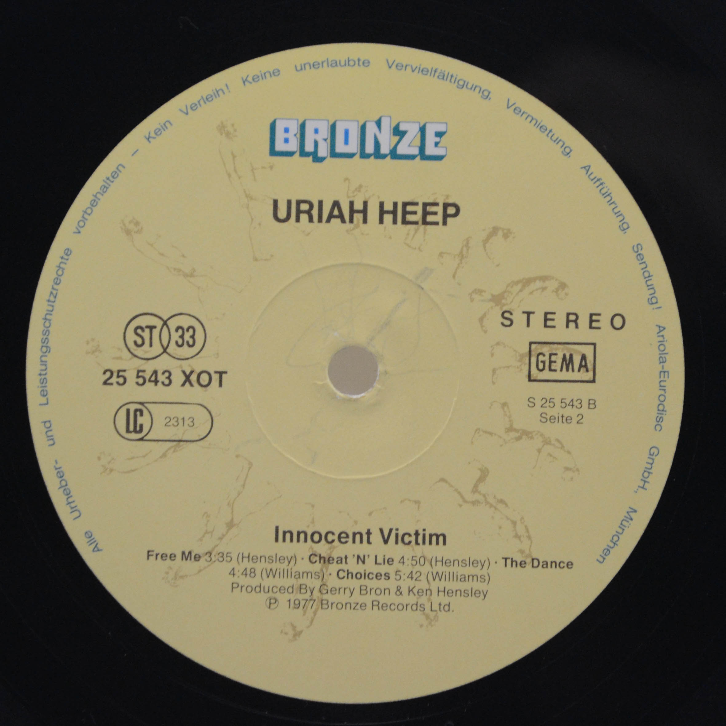Виниловая пластинка Uriah Heep — Innocent Victim, 1977