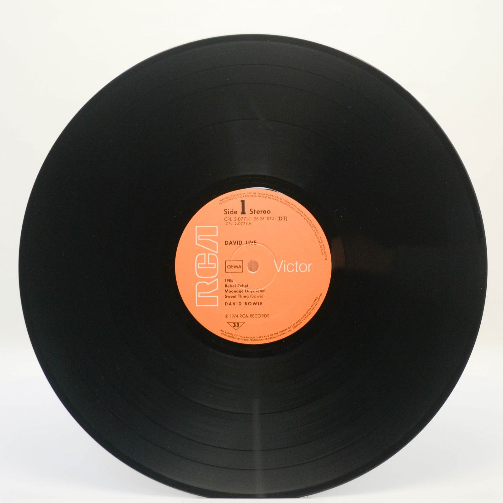 David Bowie — David Live (2LP), 1974