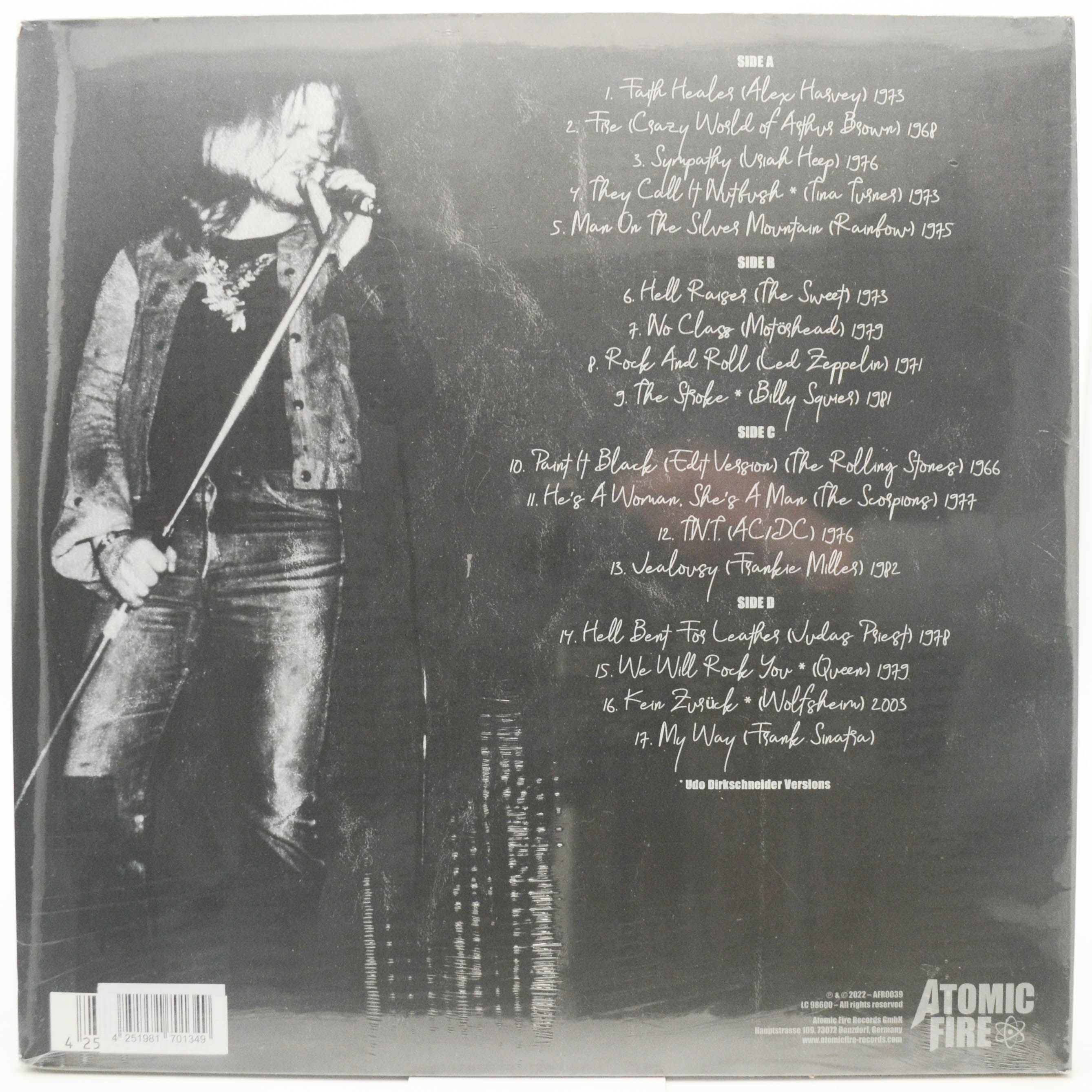 Udo Dirkschneider — My Way (2LP), 2022