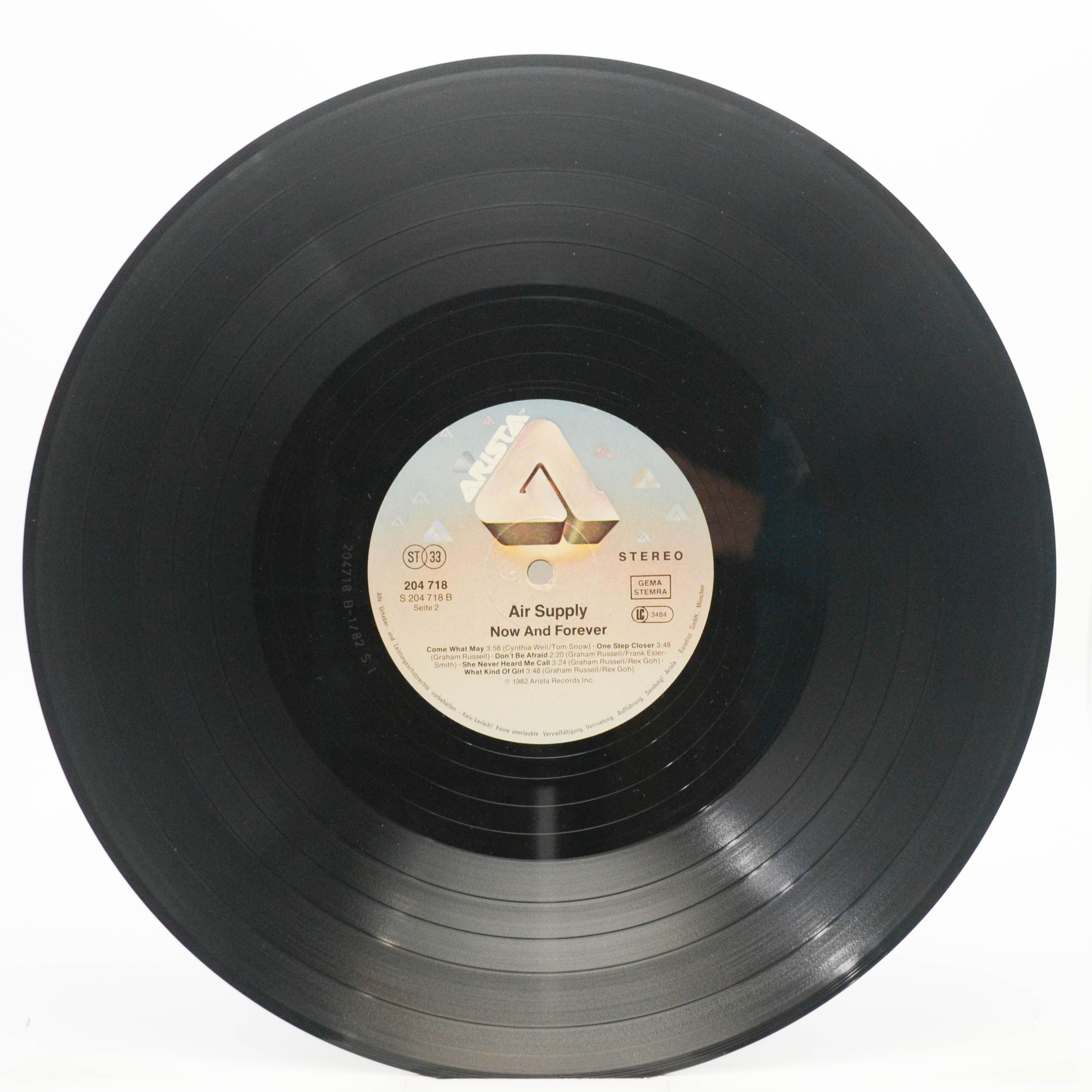 Виниловая пластинка Air Supply — Now And Forever, 1982