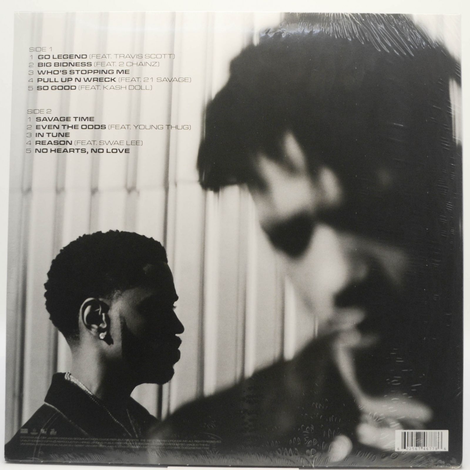 Виниловая пластинка Big Sean & Metro Boomin — Double Or Nothing, 2018