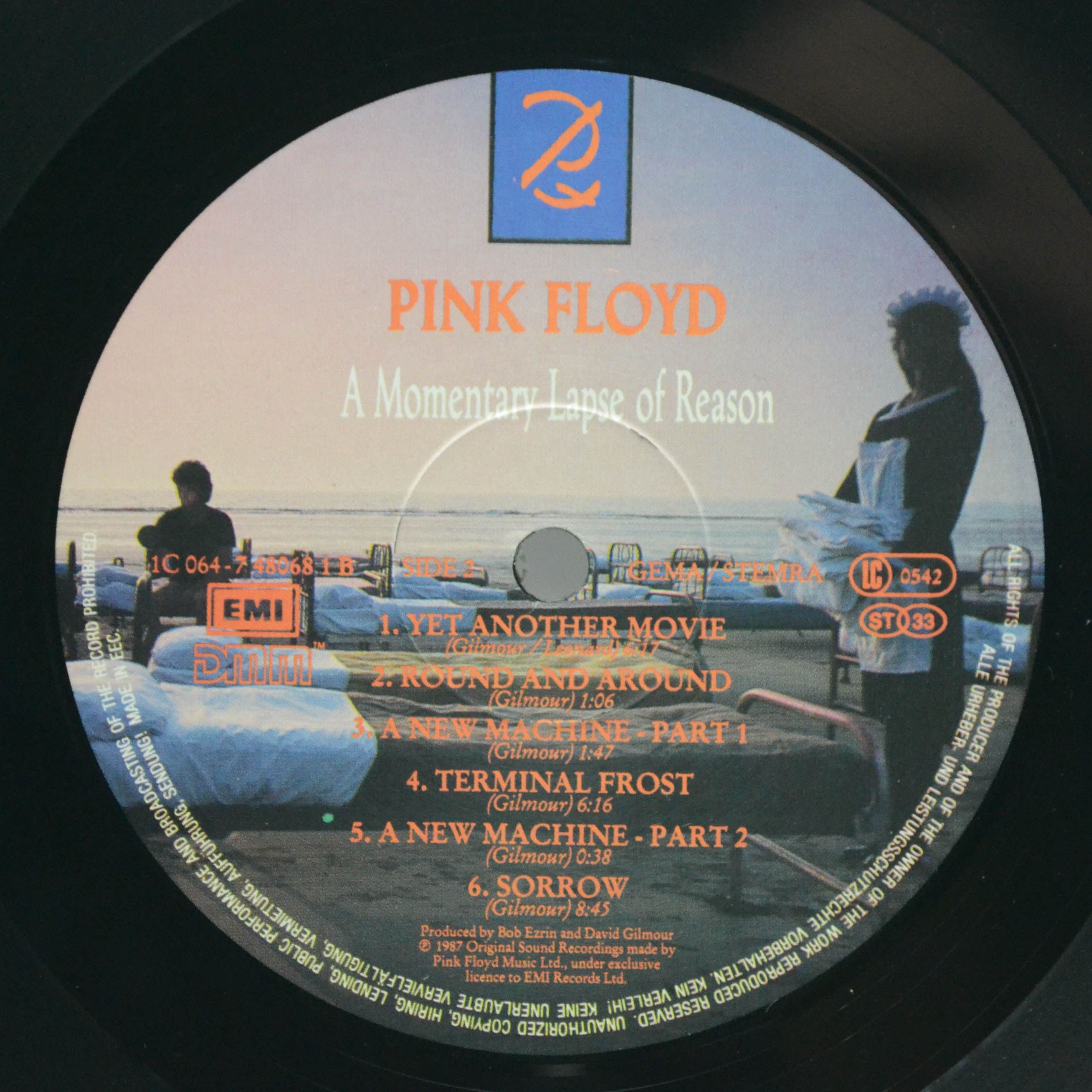 Виниловая пластинка Pink Floyd — A Momentary Lapse Of Reason, 1987