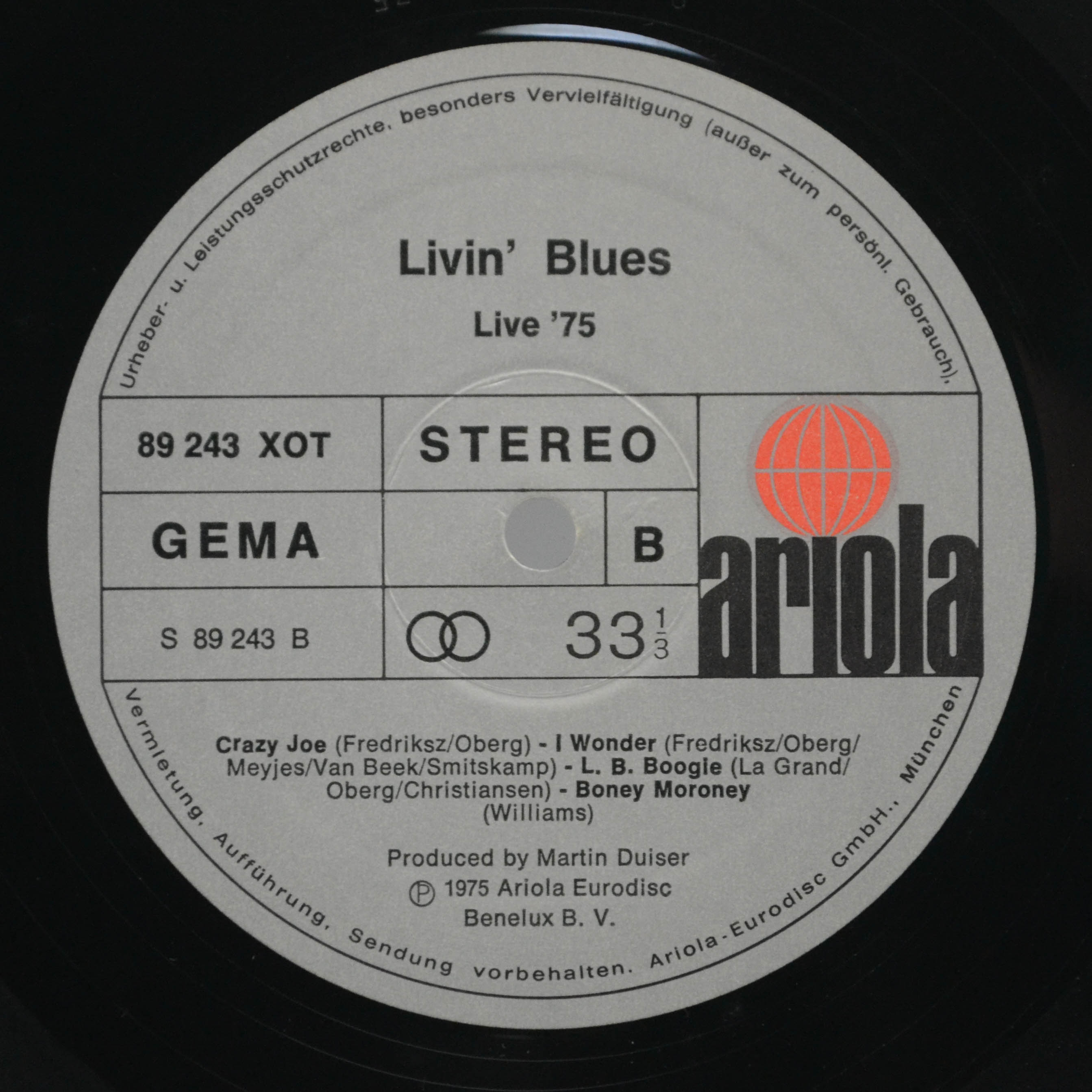 Livin' Blues — Live '75, 1975