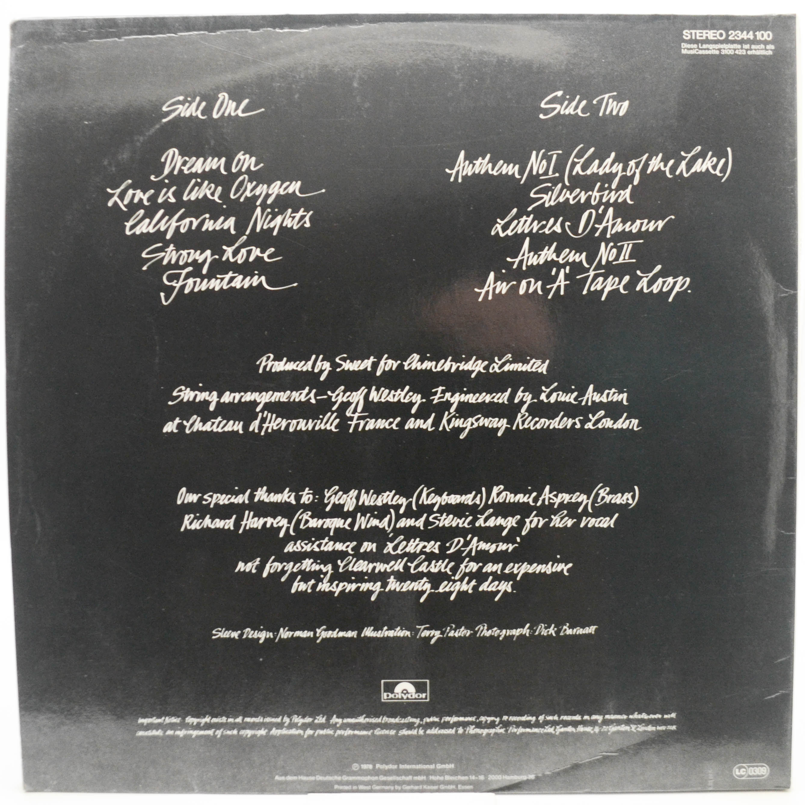 Sweet — Level Headed, 1978