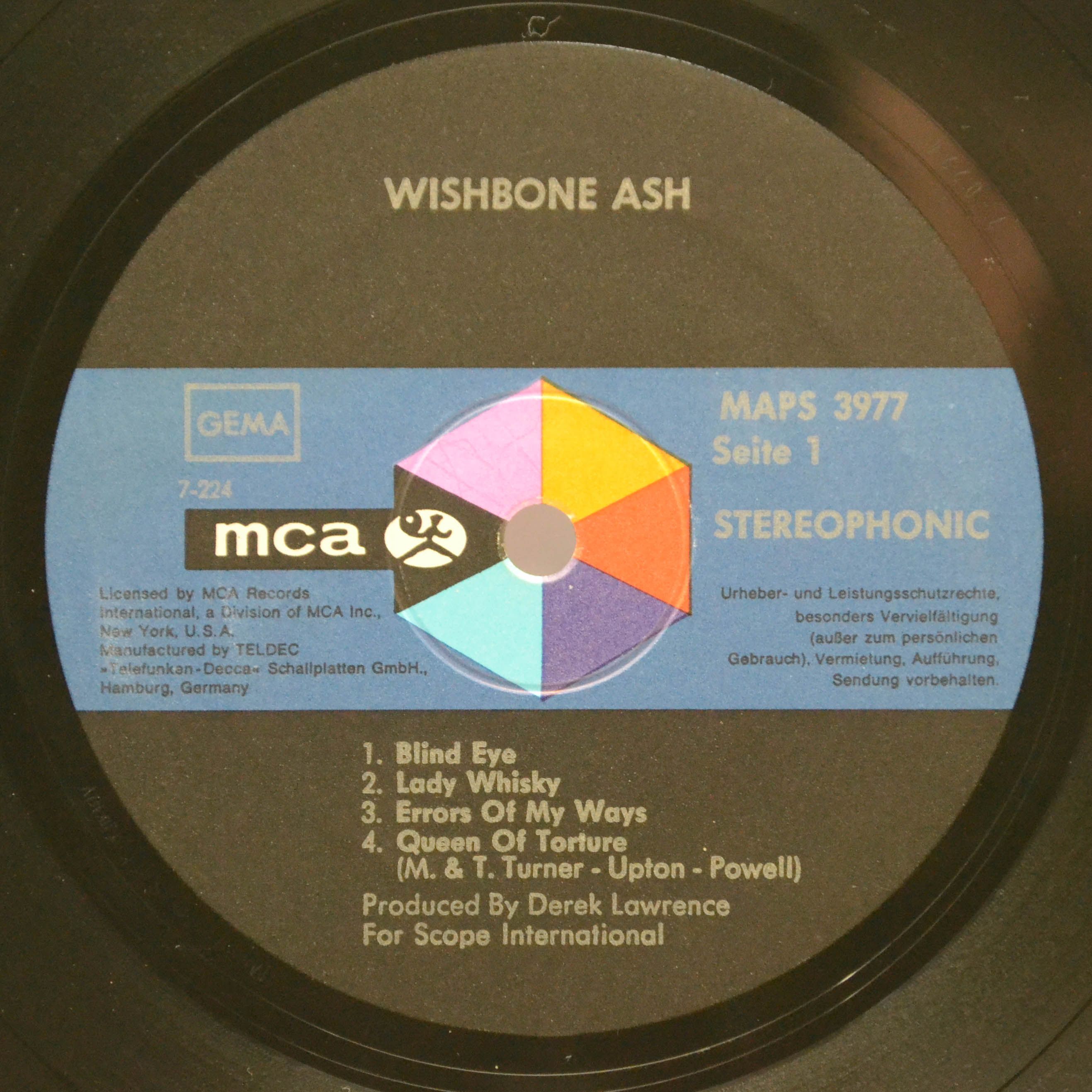 Виниловая пластинка Wishbone Ash — Wishbone Ash, 1970
