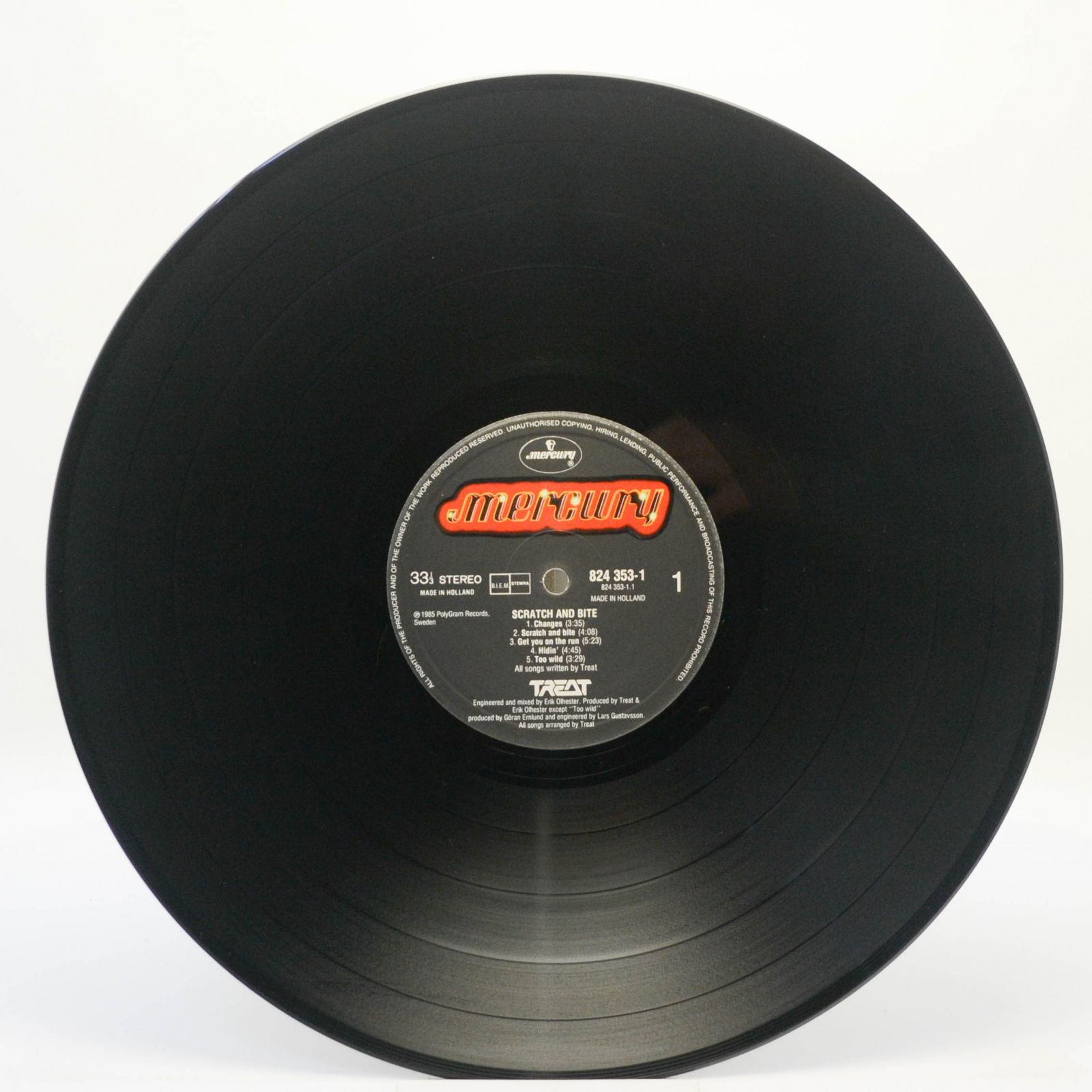 Виниловая пластинка Treat — Scratch And Bite, 1985