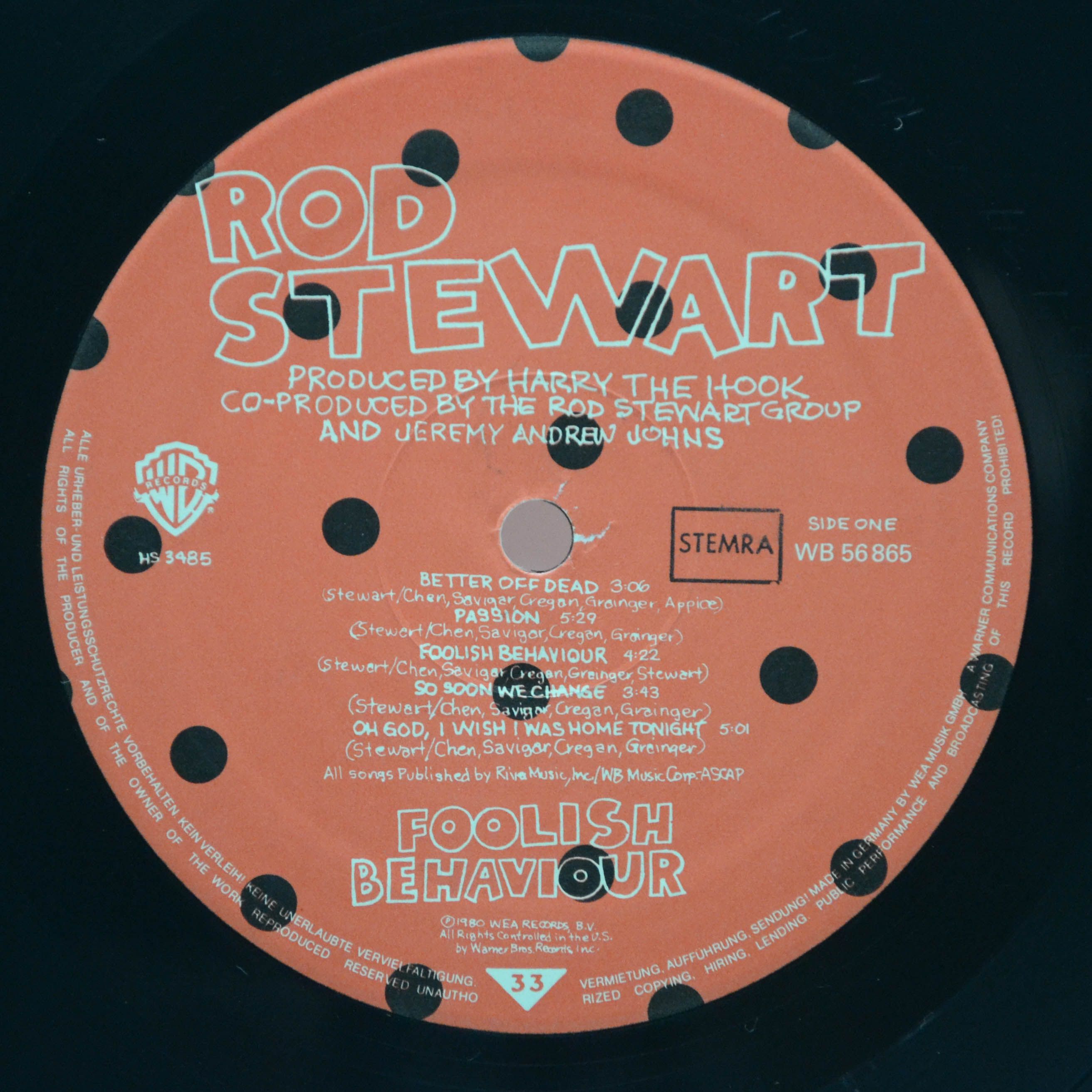 Rod Stewart — Foolish Behaviour, 1980