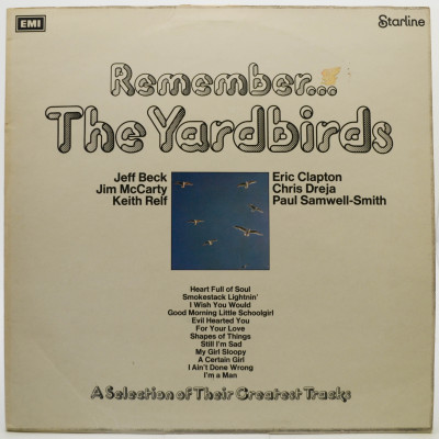 Виниловая пластинка Remember... The Yardbirds (UK), 1972