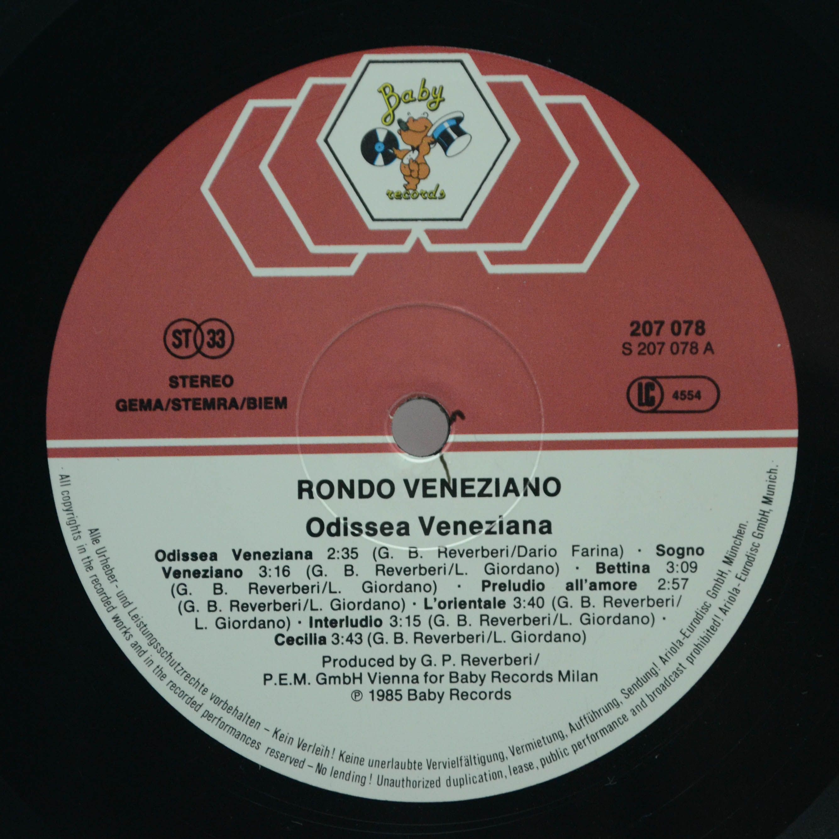 Rondo' Veneziano — Odissea Veneziana, 1985