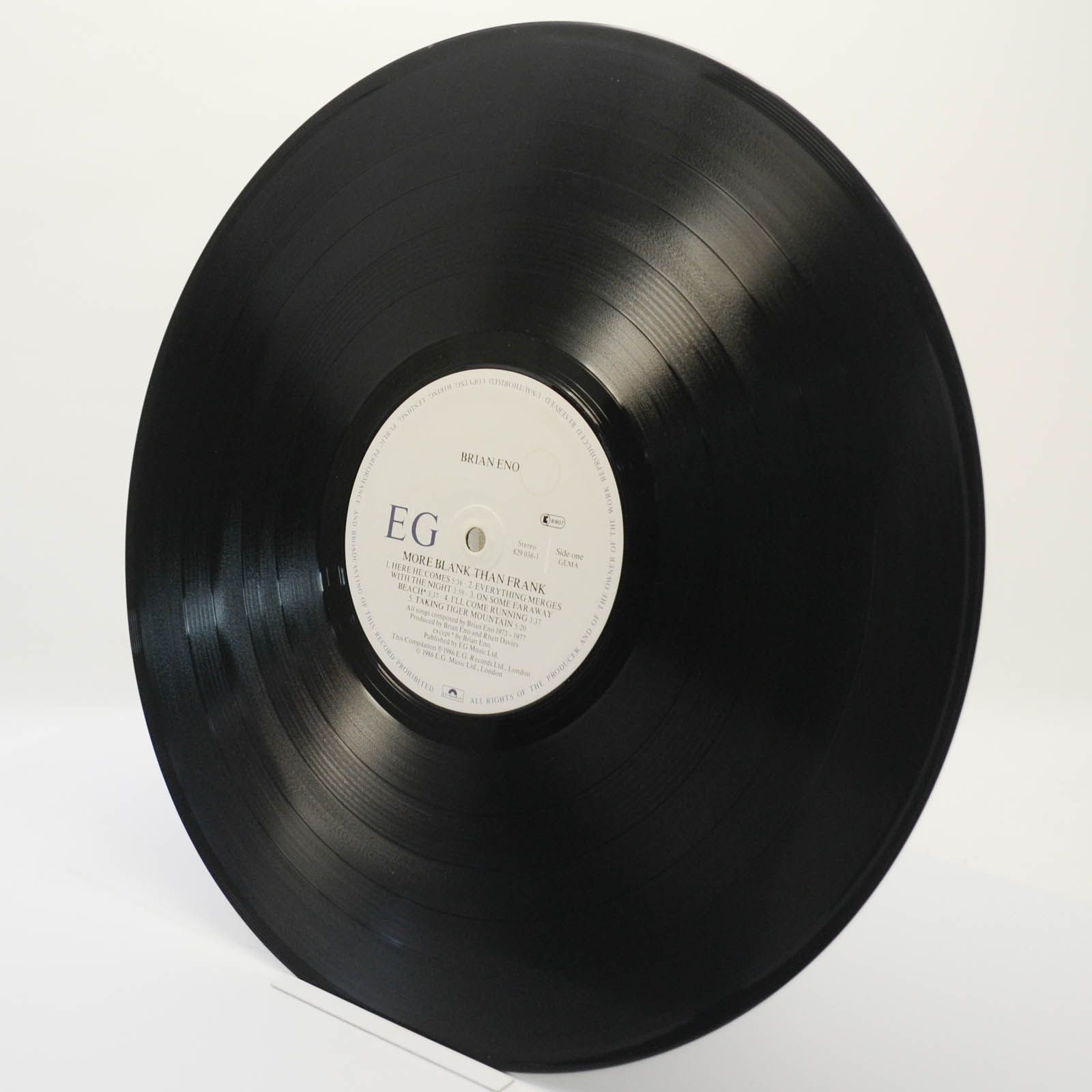 Виниловая пластинка Eno — More Blank Than Frank, 1986