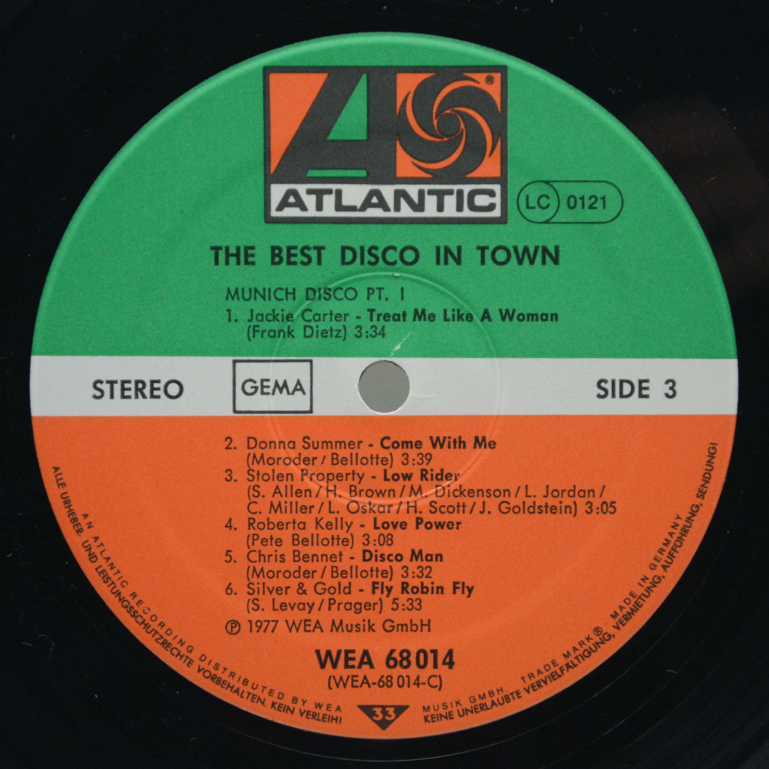 Various — The Best Disco In Town (3LP), 1977