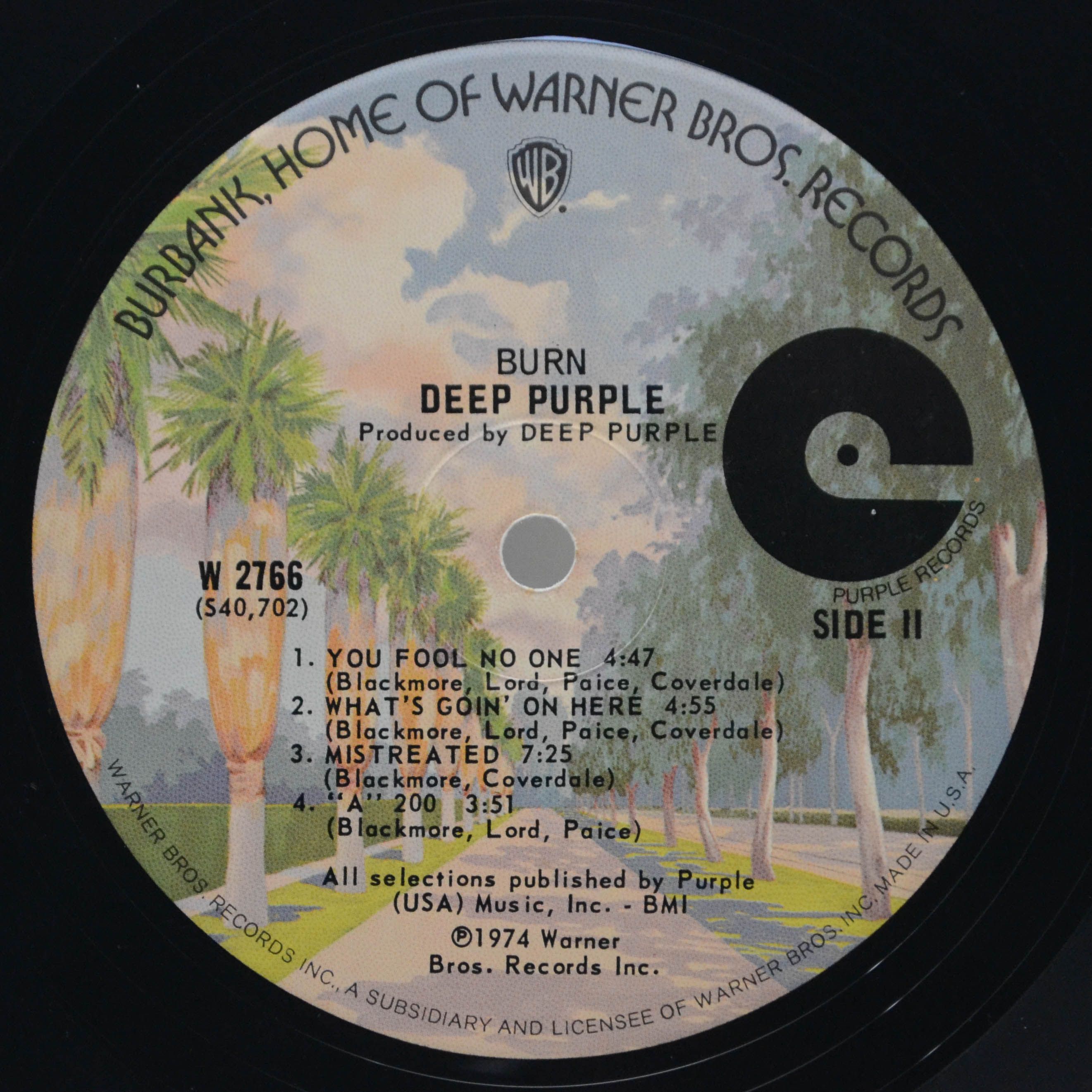Deep Purple — Burn (USA), 1974