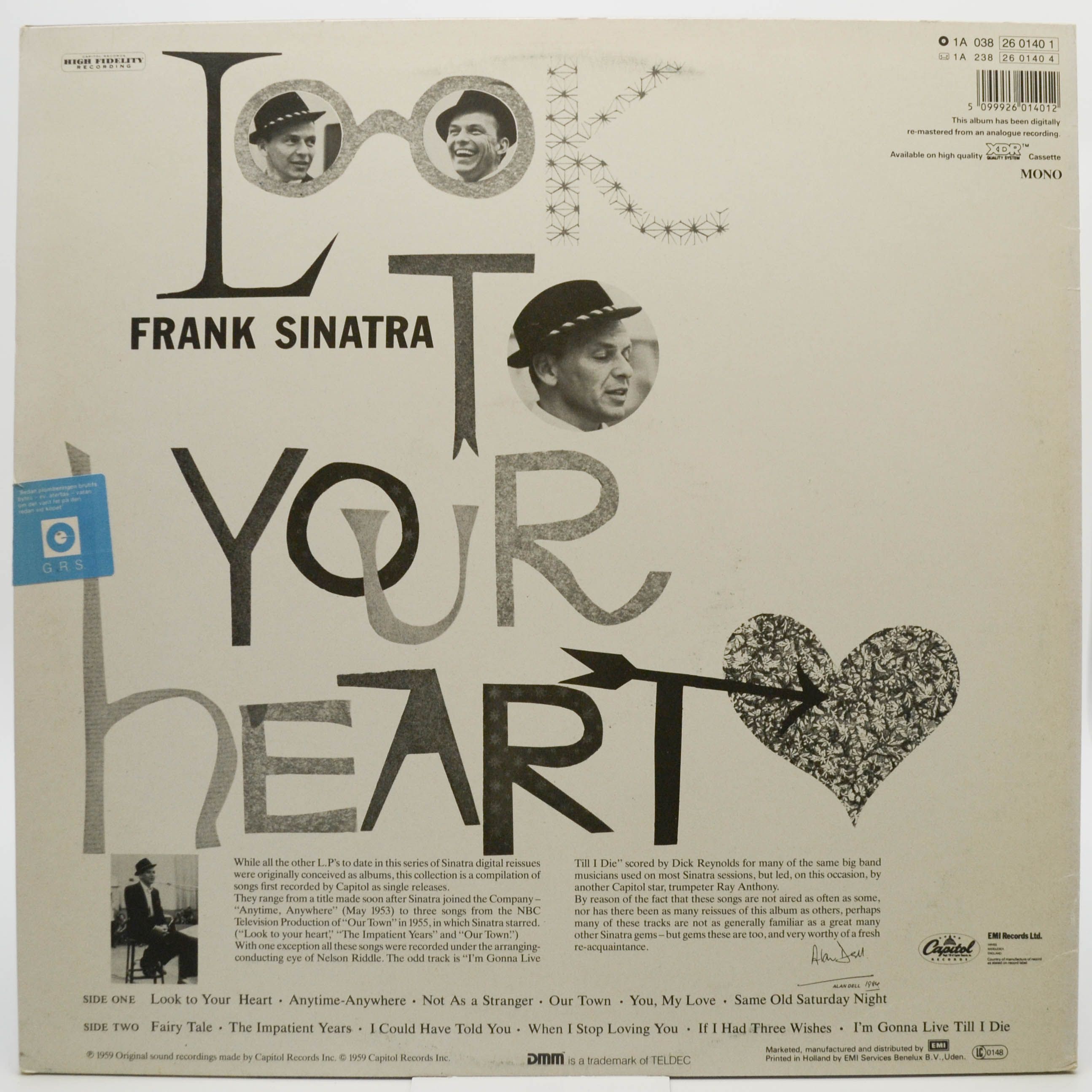 Frank Sinatra — Look To Your Heart, 1959