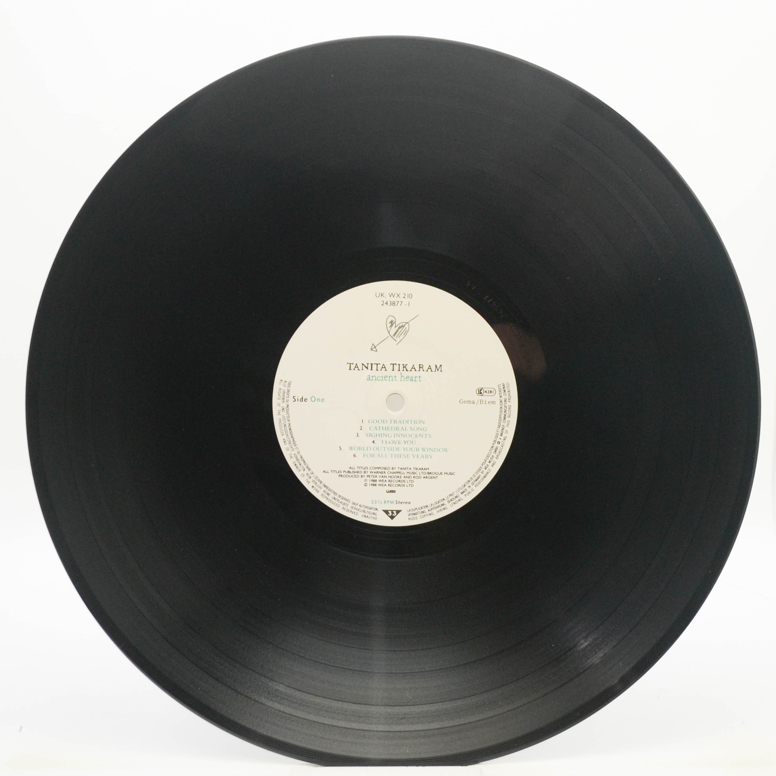 Tanita Tikaram — Ancient Heart, 1988
