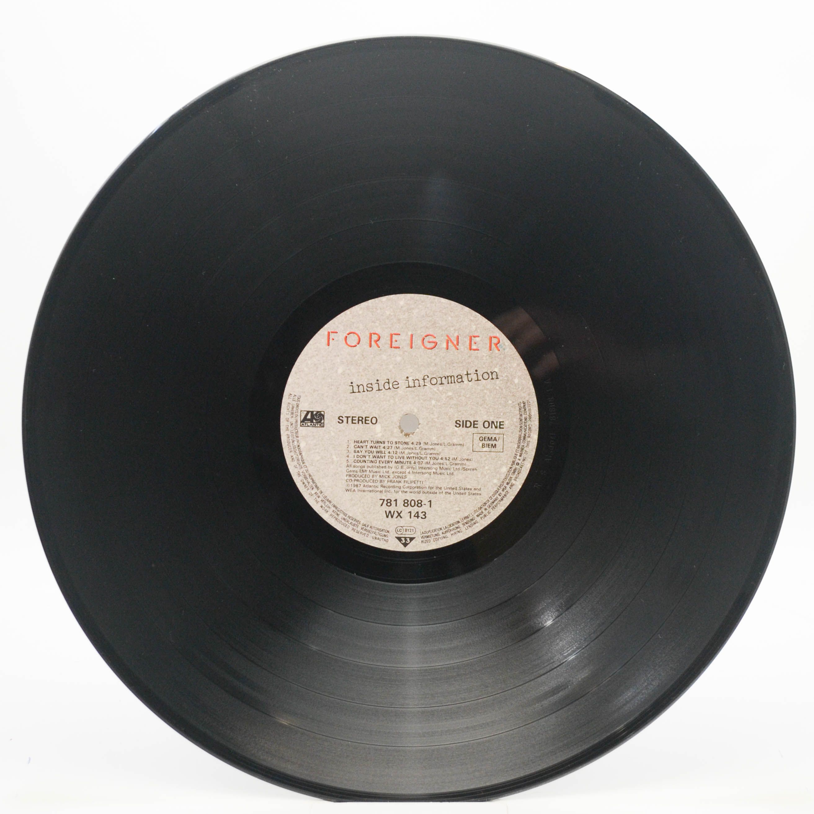 Foreigner — Inside Information, 1987