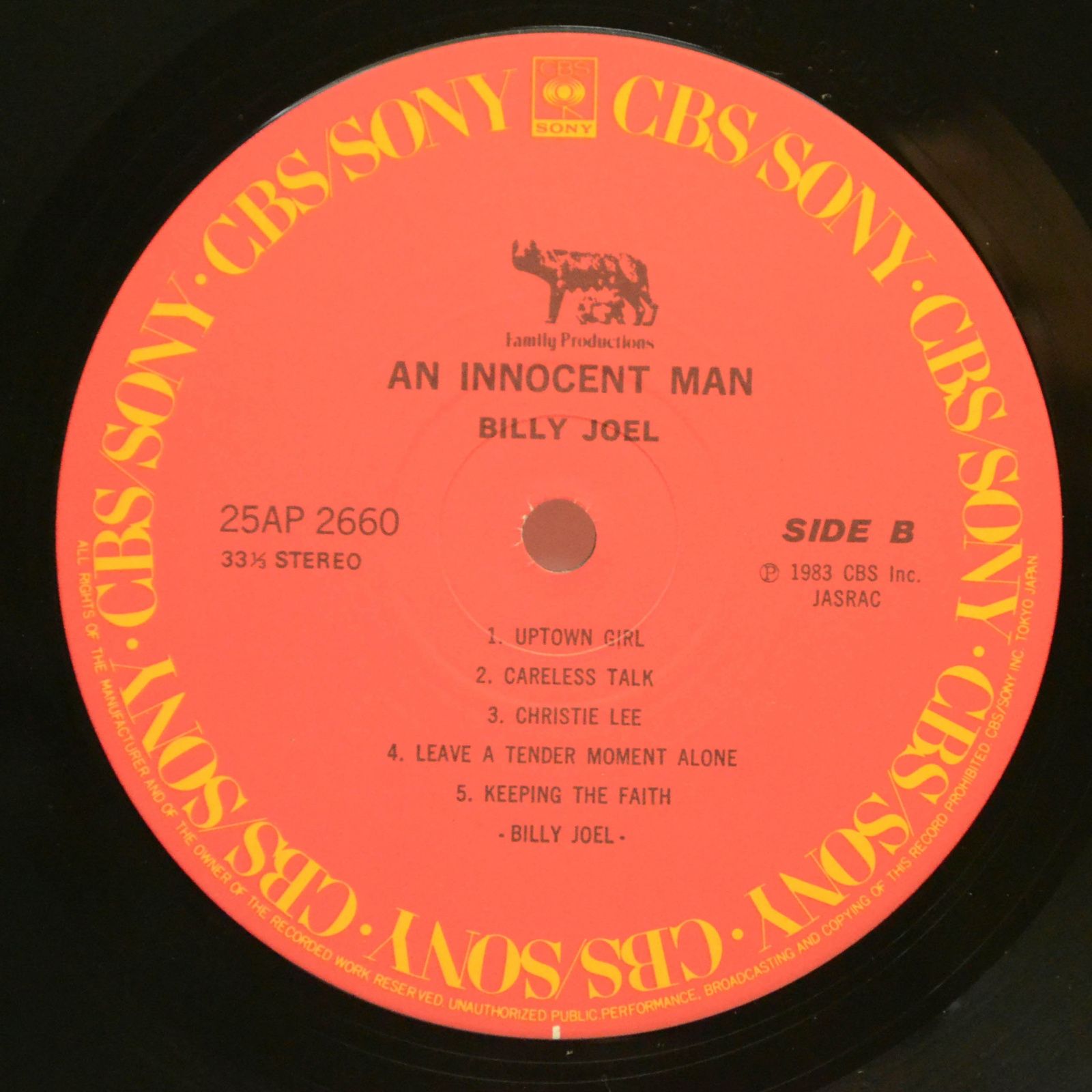 Billy Joel — An Innocent Man, 1983