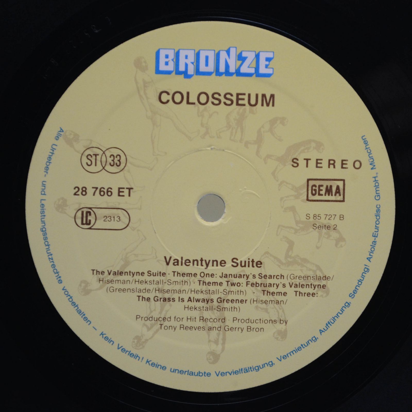 Виниловая пластинка Colosseum — Valentyne Suite, 1969