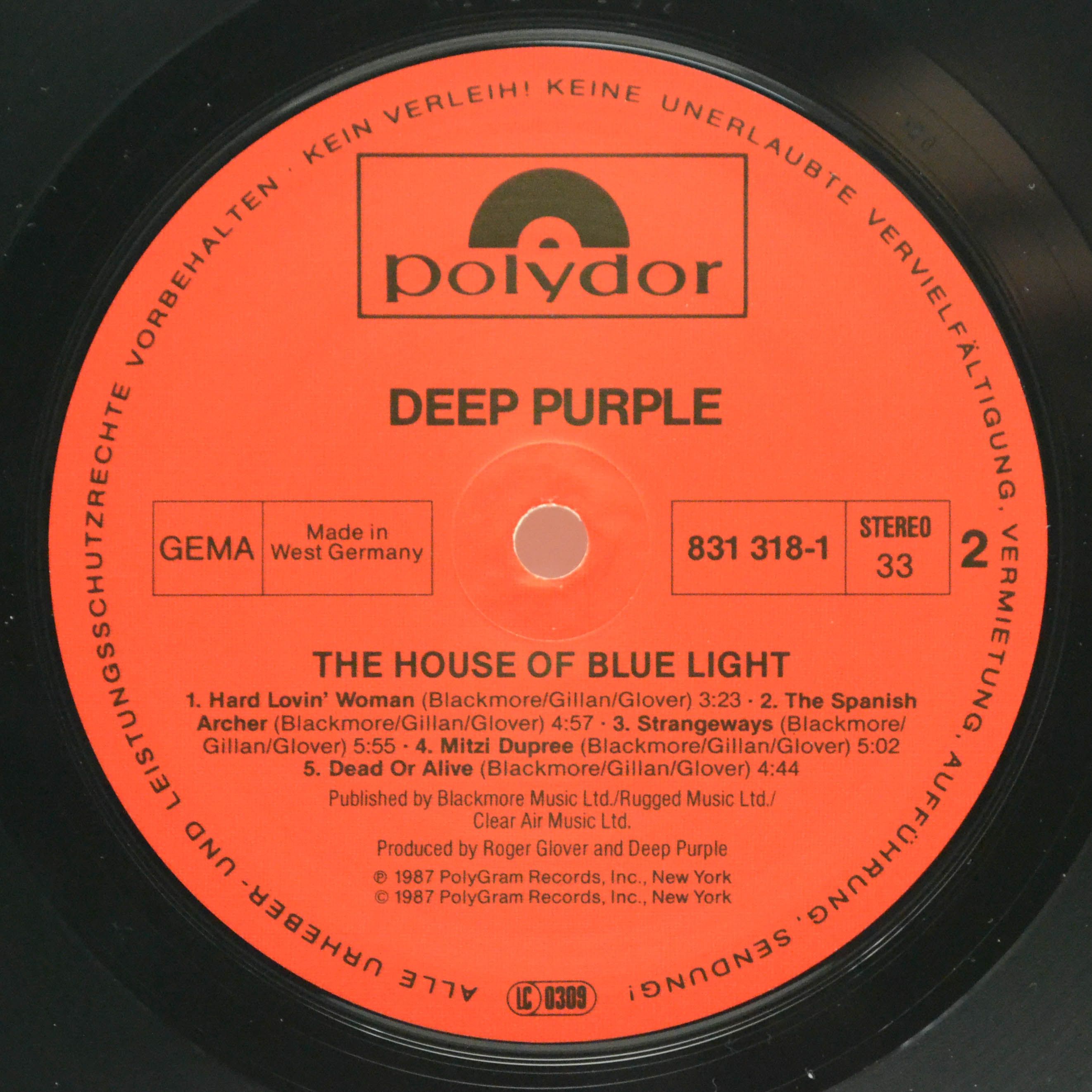 Deep Purple — The House Of Blue Light, 1987