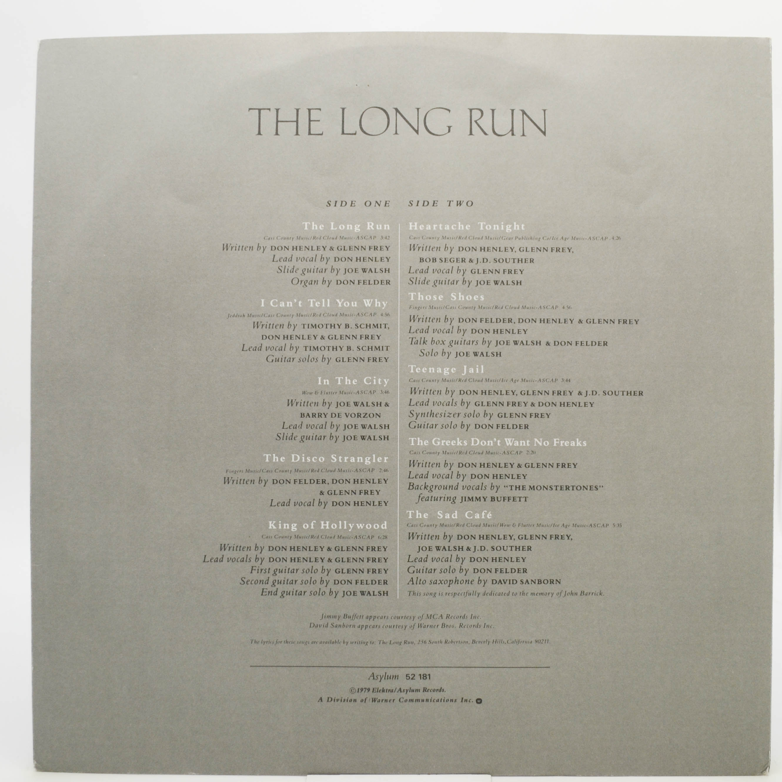 Eagles — The Long Run, 1979