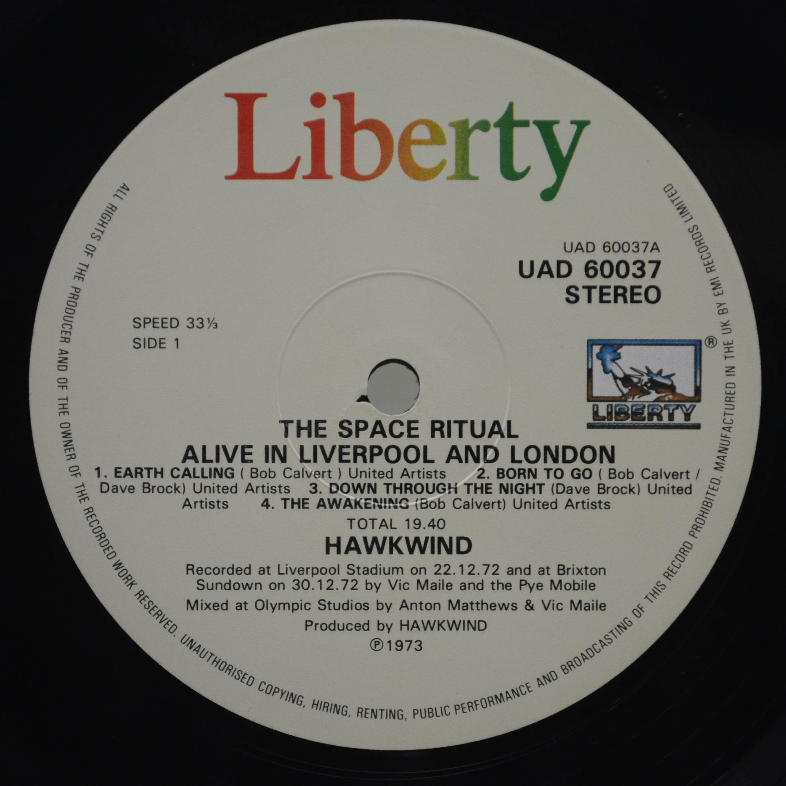 Виниловая пластинка Hawkwind — Space Ritual (2LP), 1973