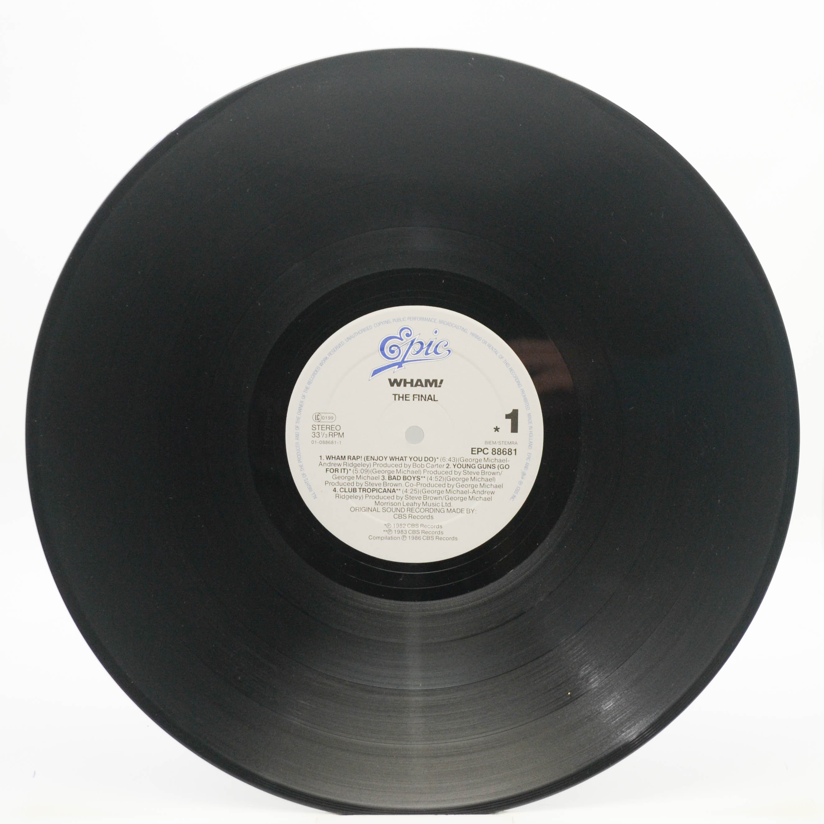 Виниловая пластинка Wham! — The Final (2LP), 1986