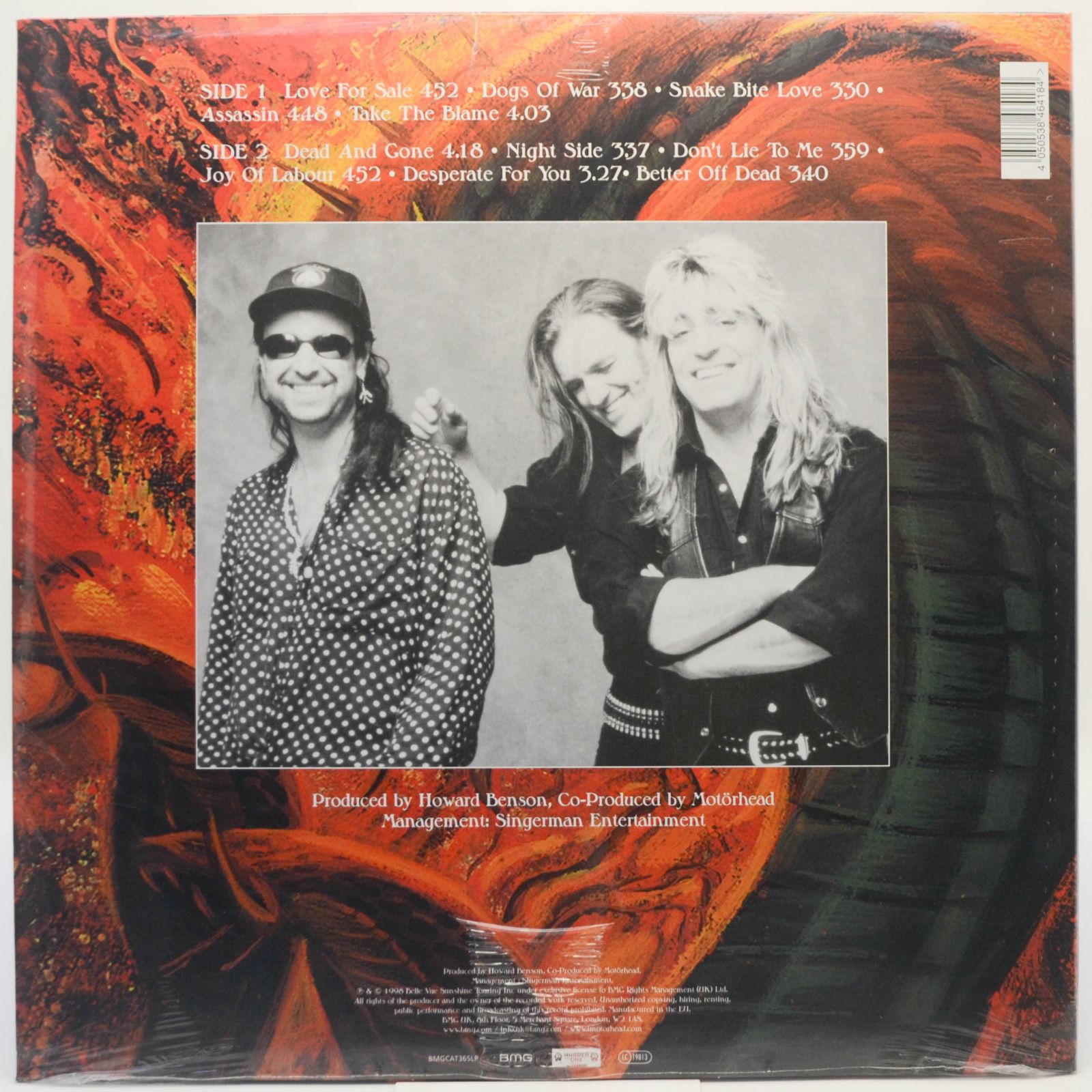 Motörhead — Snake Bite Love, 1998