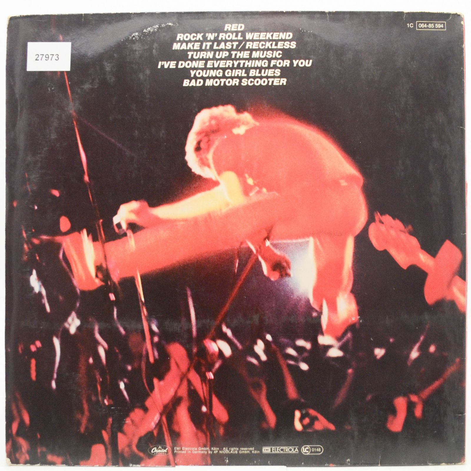 Виниловая пластинка Sammy Hagar — All Night Long, 1978