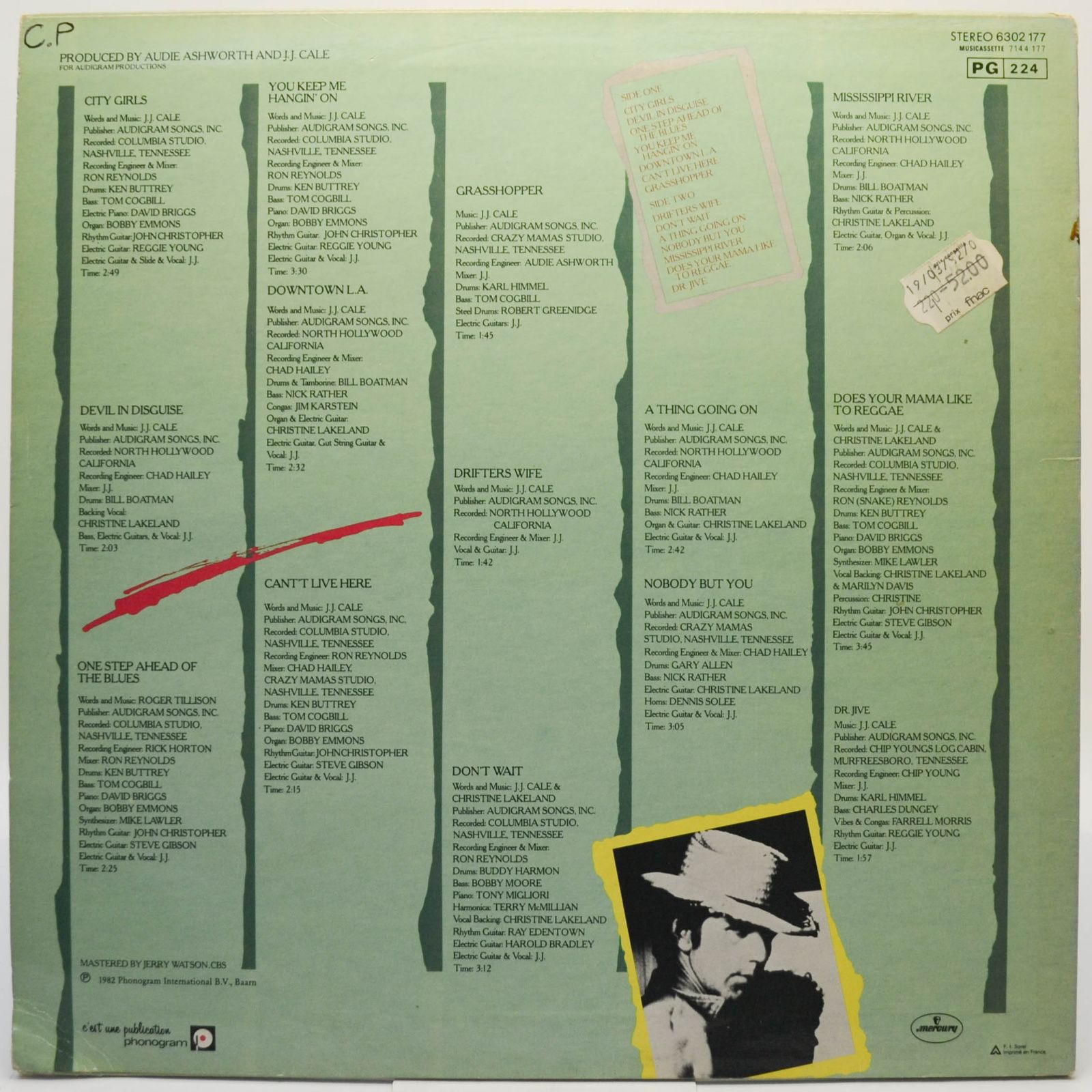 J.J. Cale — Grasshopper, 1982