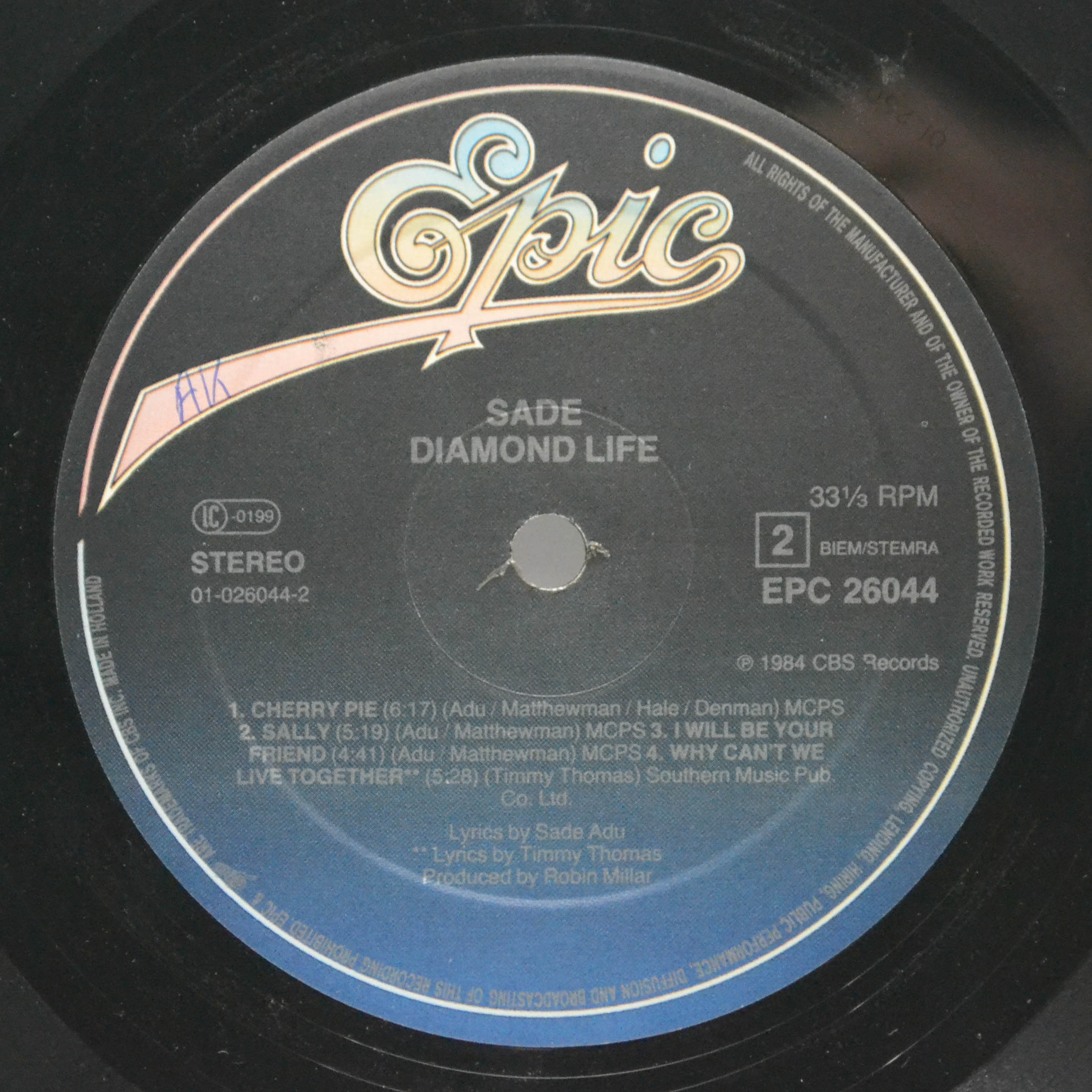 Sade — Diamond Life, 1984