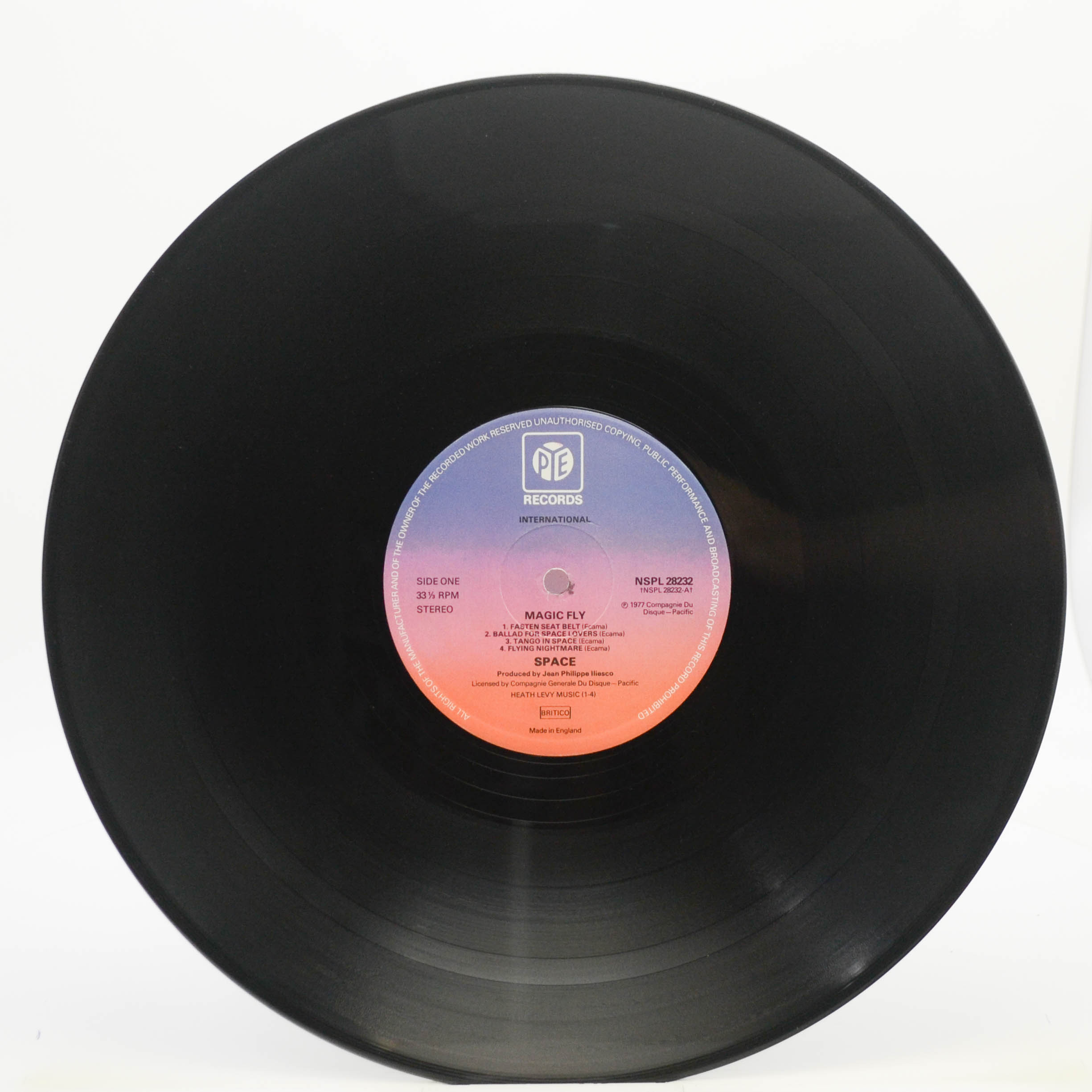 Виниловая пластинка Space — Magic Fly (UK), 1977