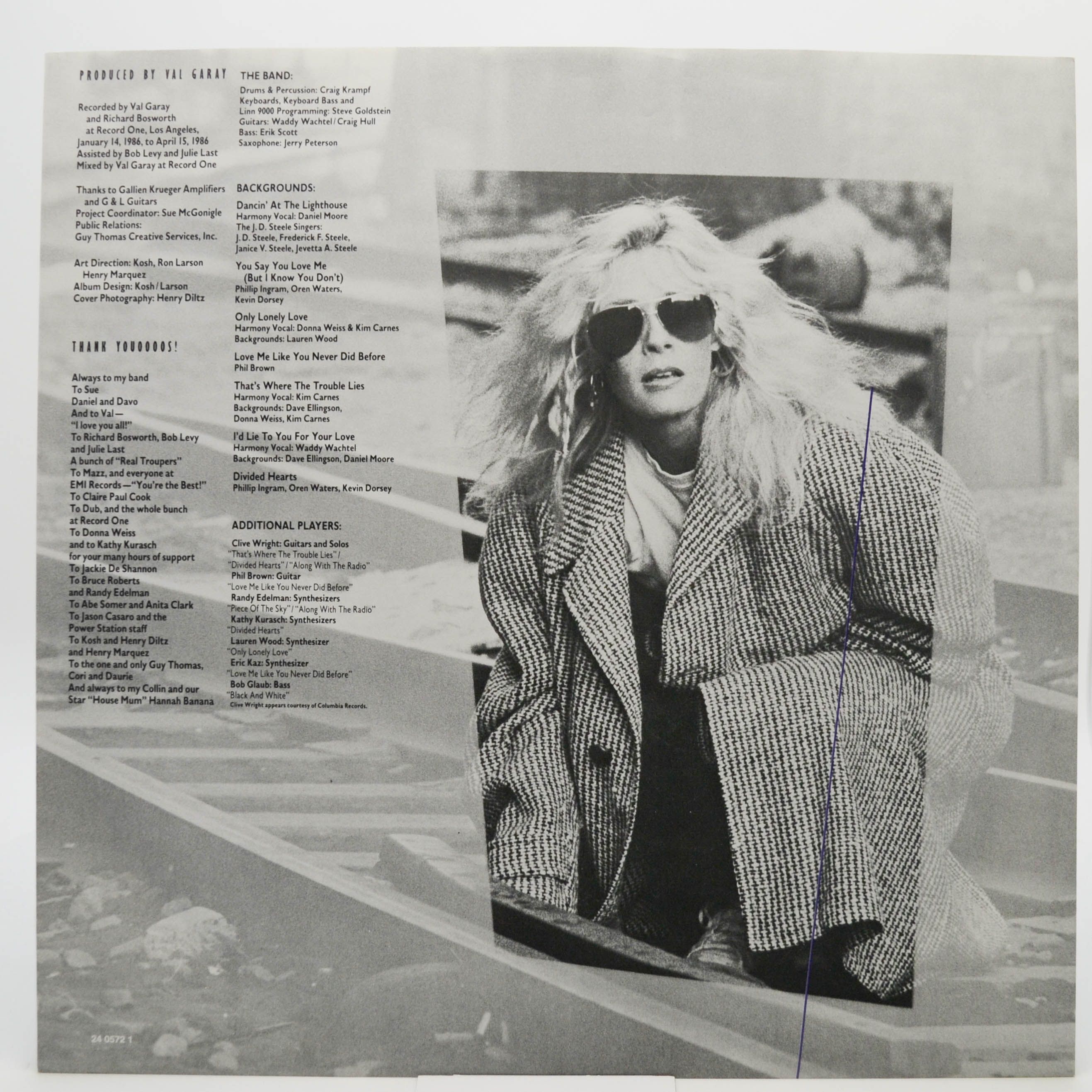 Виниловая пластинка Kim Carnes — Lighthouse, 1986