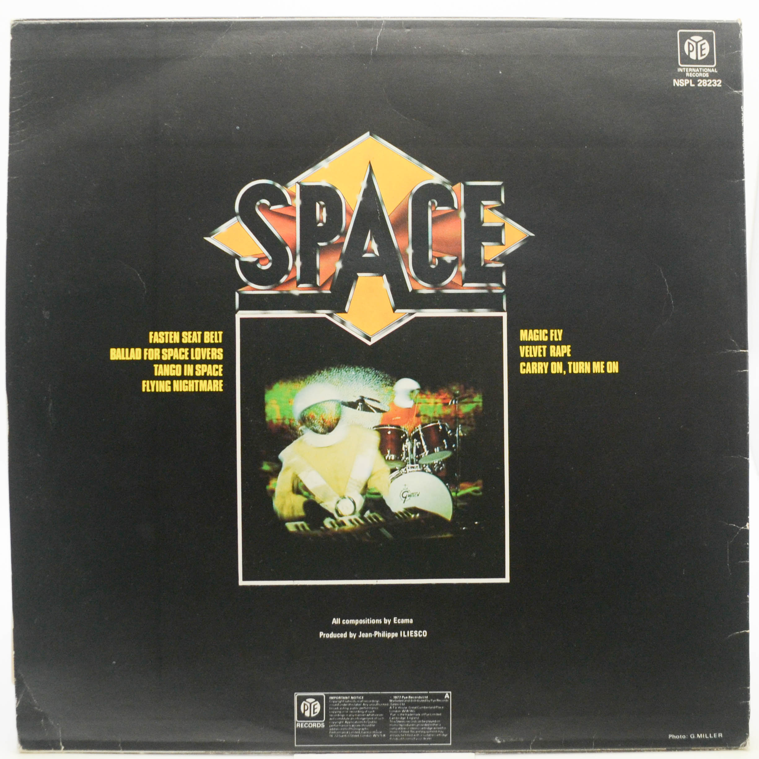 Виниловая пластинка Space — Magic Fly (UK), 1977
