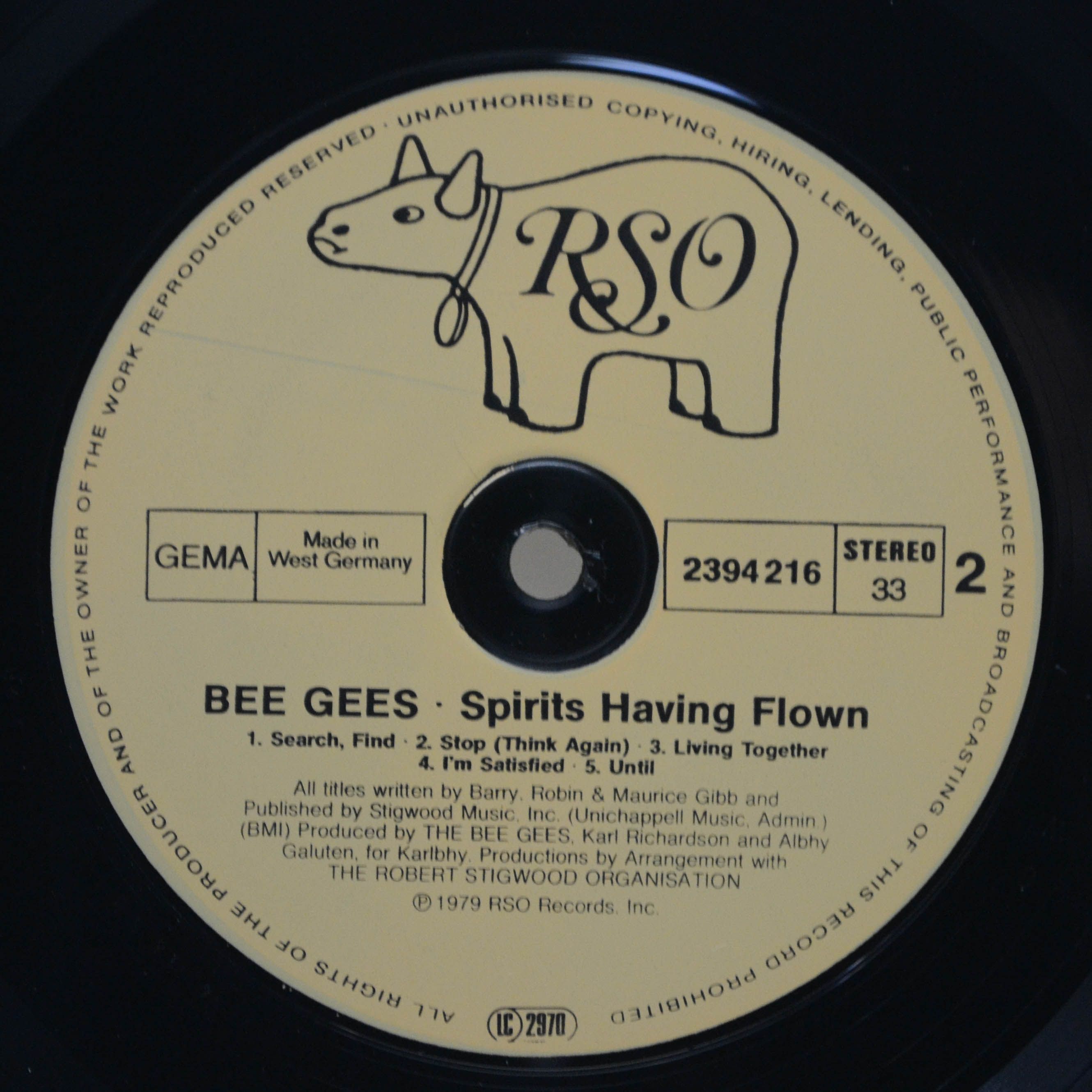 Bee Gees — Spirits Having Flown, 1979