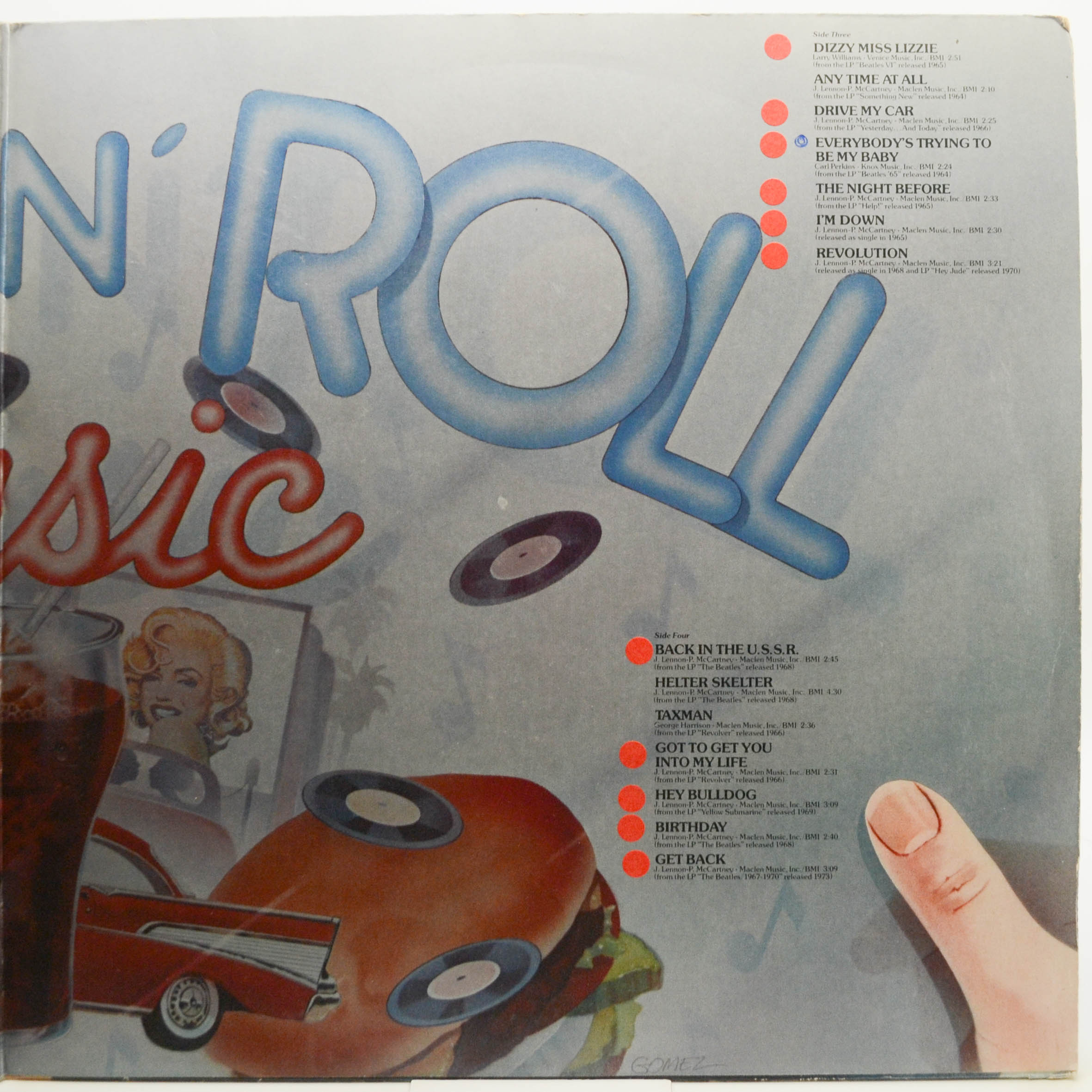 Виниловая пластинка Beatles — Rock 'N' Roll Music (2LP), 1976