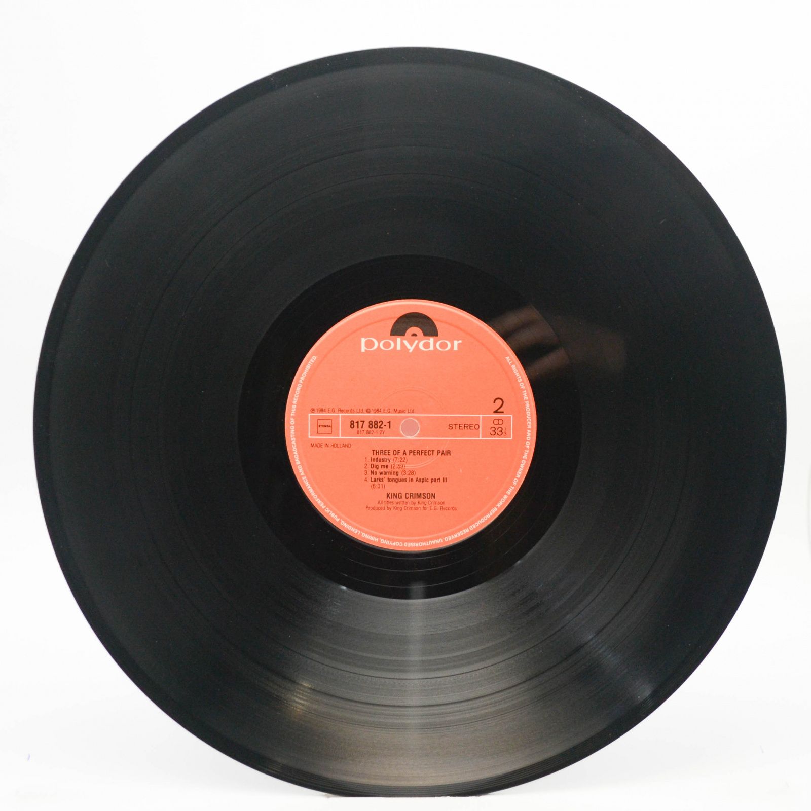 King Crimson — Three Of A Perfect Pair, 1984