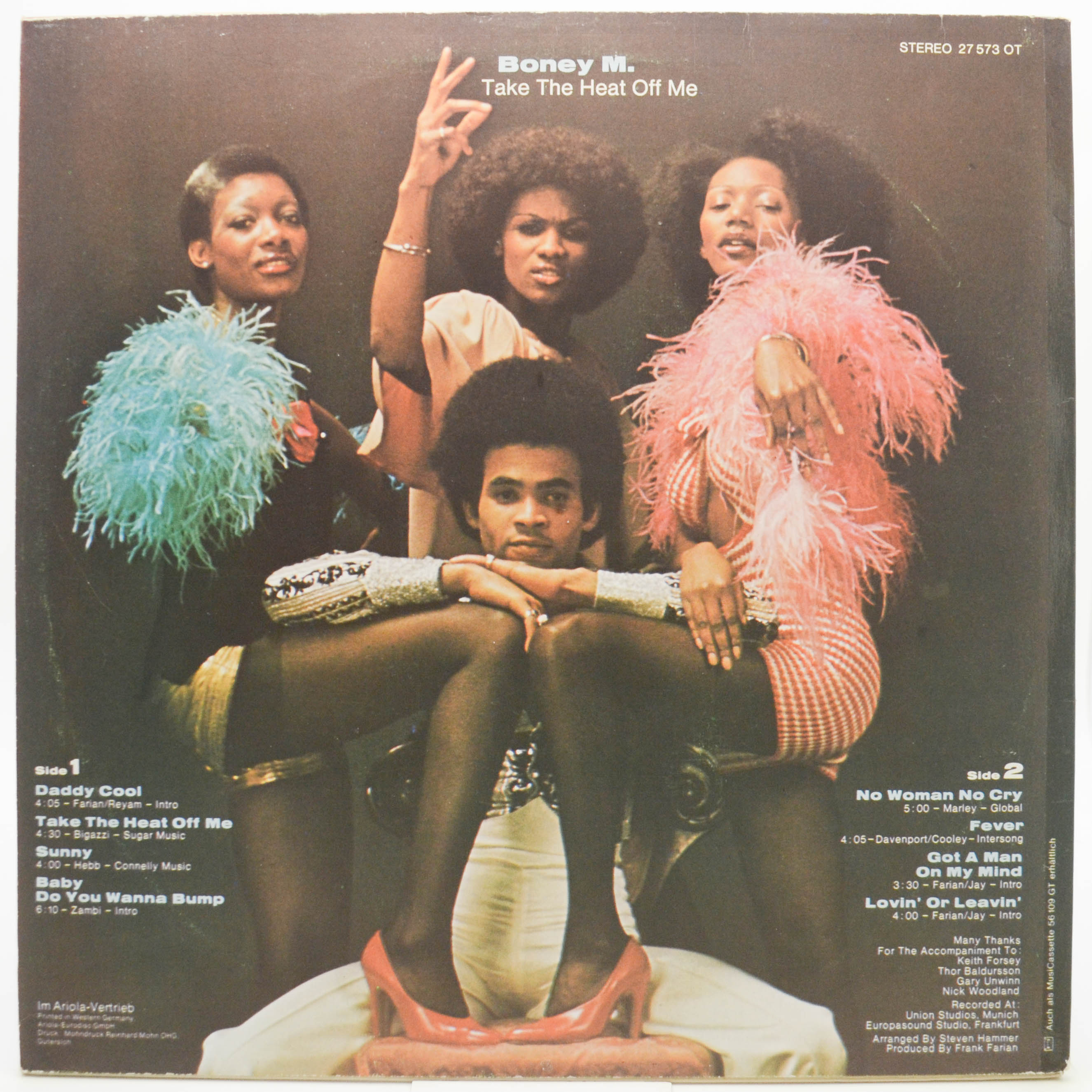 Boney M. — Take The Heat Off Me, 1976