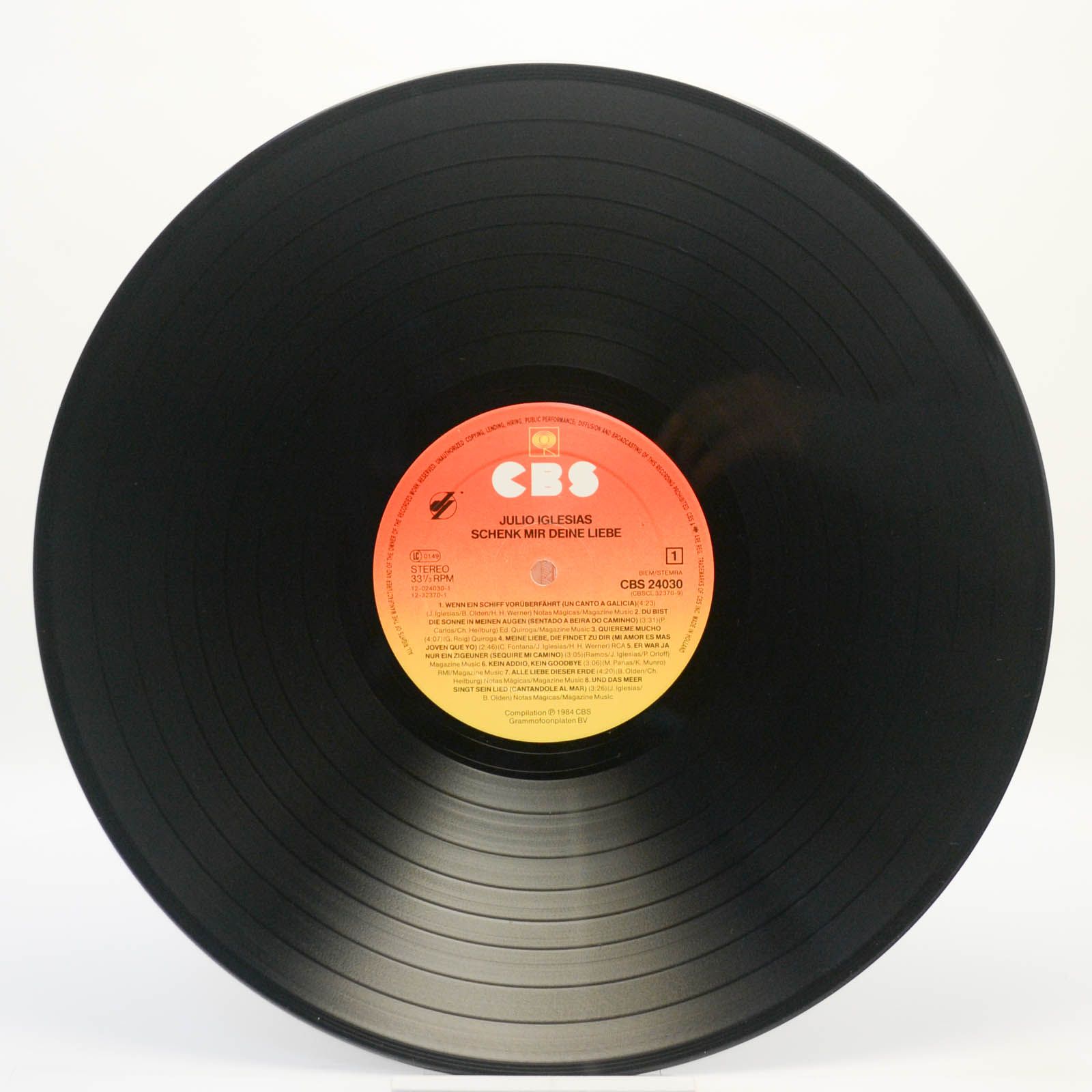 Julio Iglesias — Schenk Mir Deine Liebe, 1984