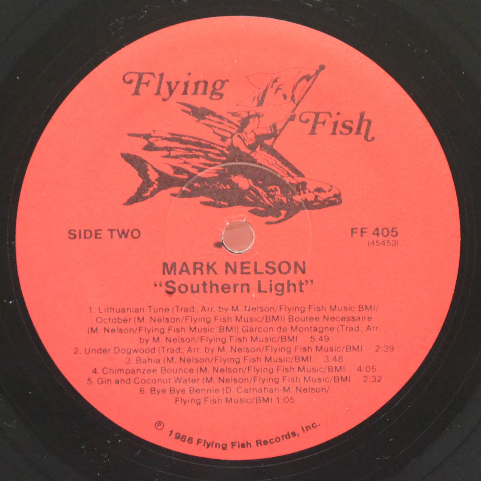 Виниловая пластинка Mark L. Nelson — Southern Light, 1986