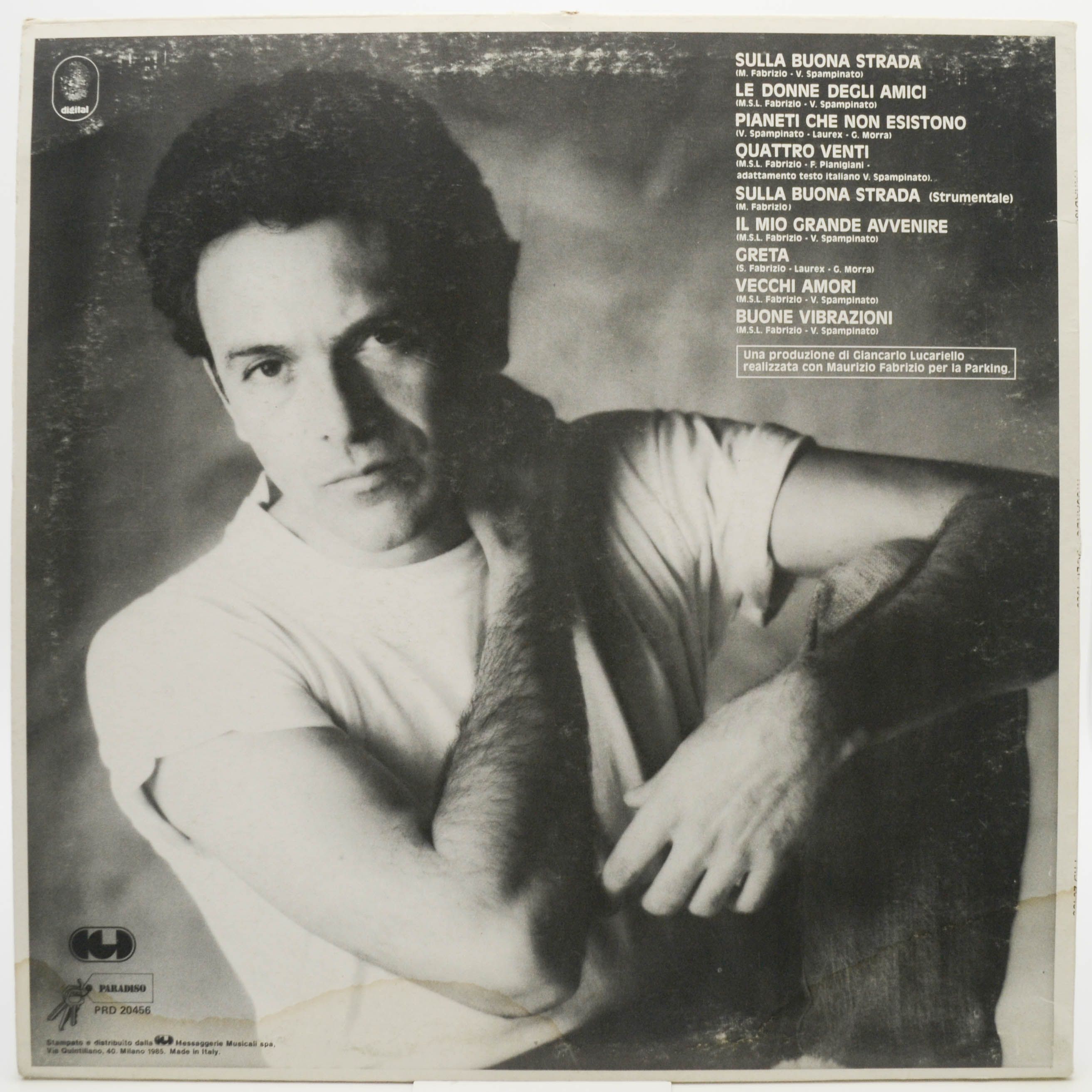 Виниловая пластинка Riccardo Fogli — 1985 (1-st, Italy), 1985