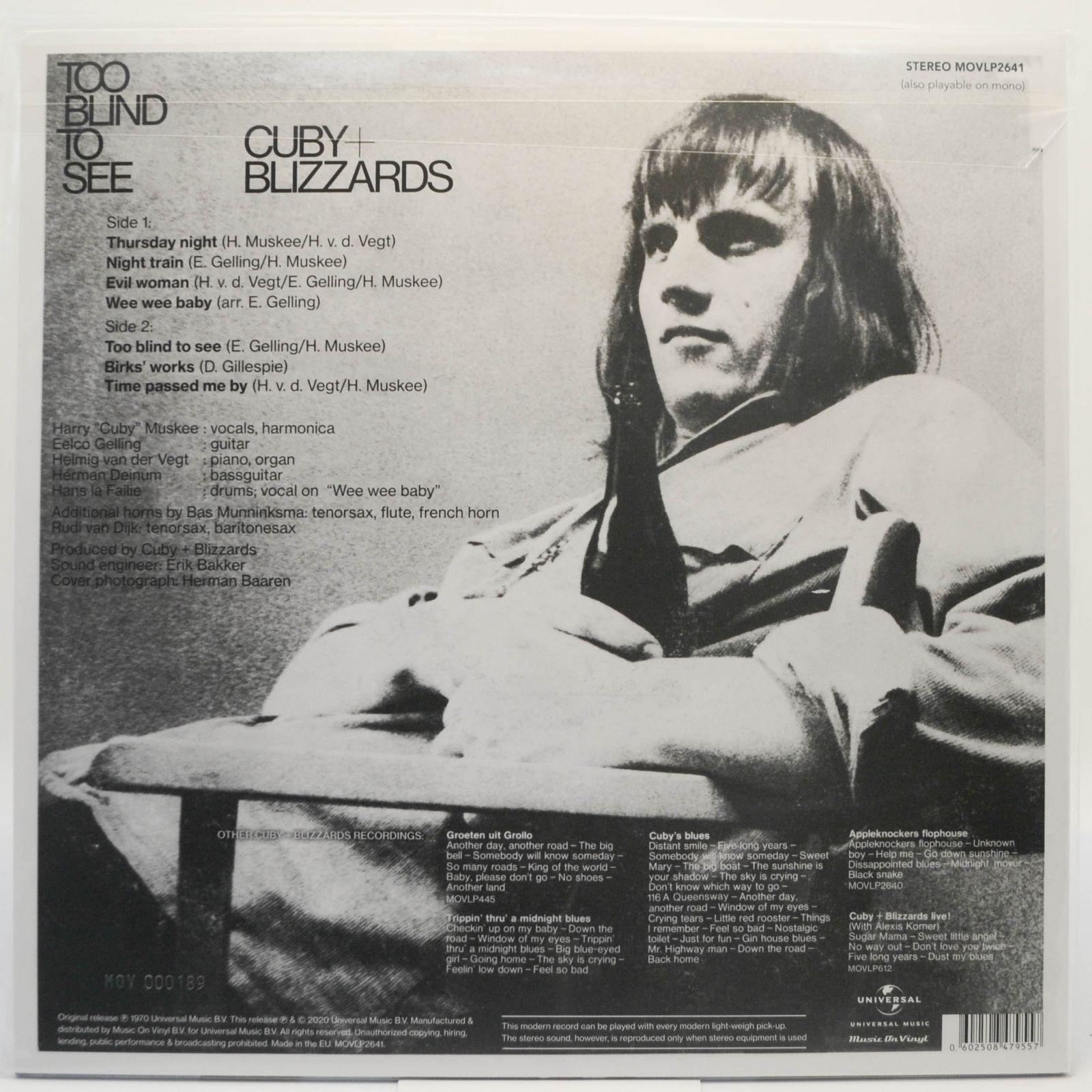 Cuby + Blizzards — Too Blind To See, 2000