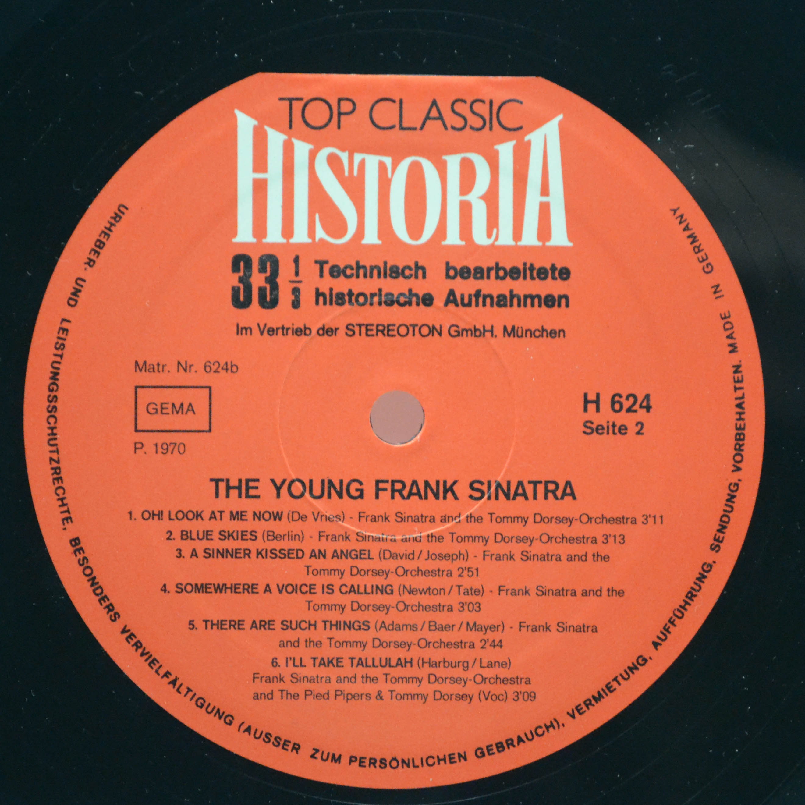 Frank Sinatra — The Young Frank Sinatra, 1970