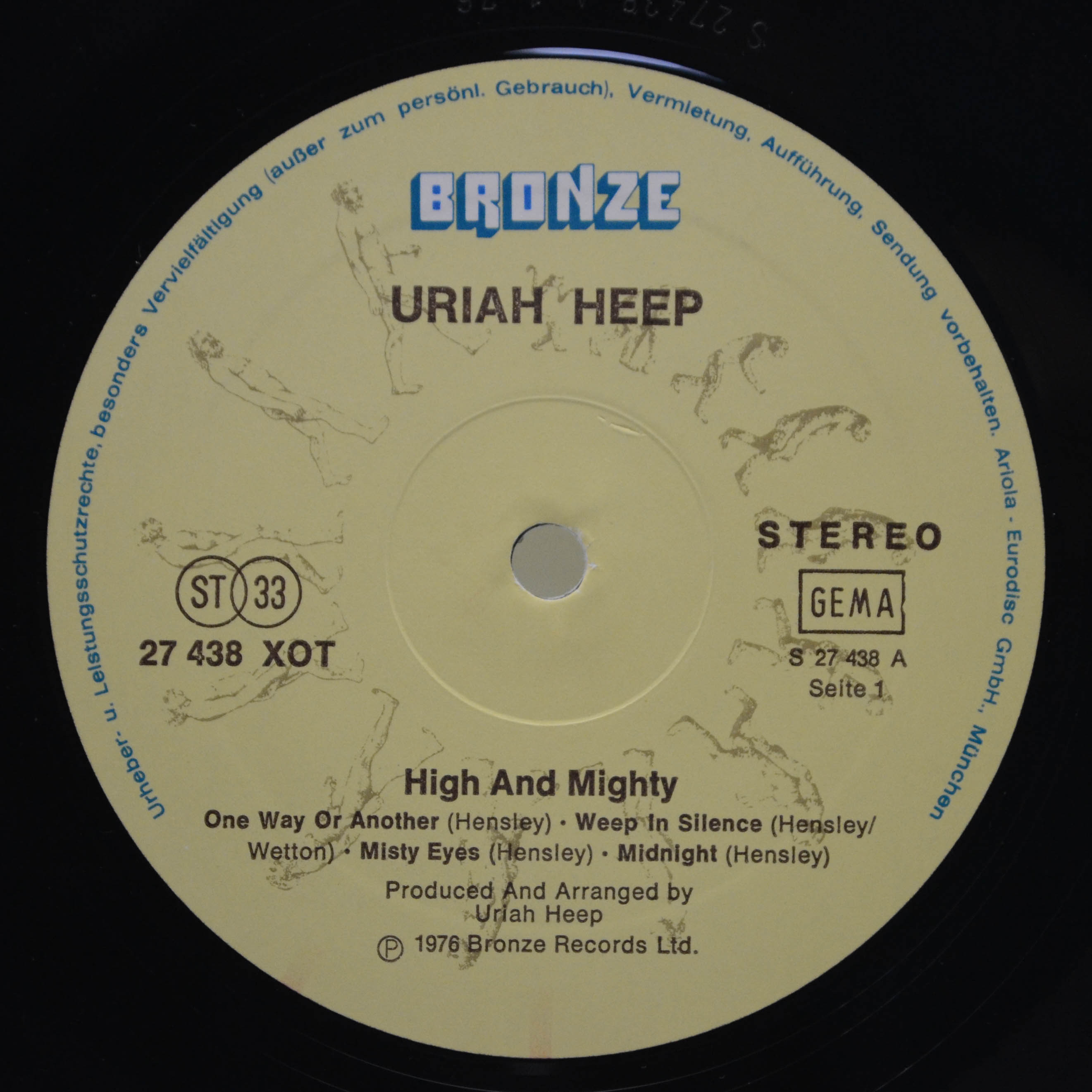 Uriah Heep — High And Mighty, 1976